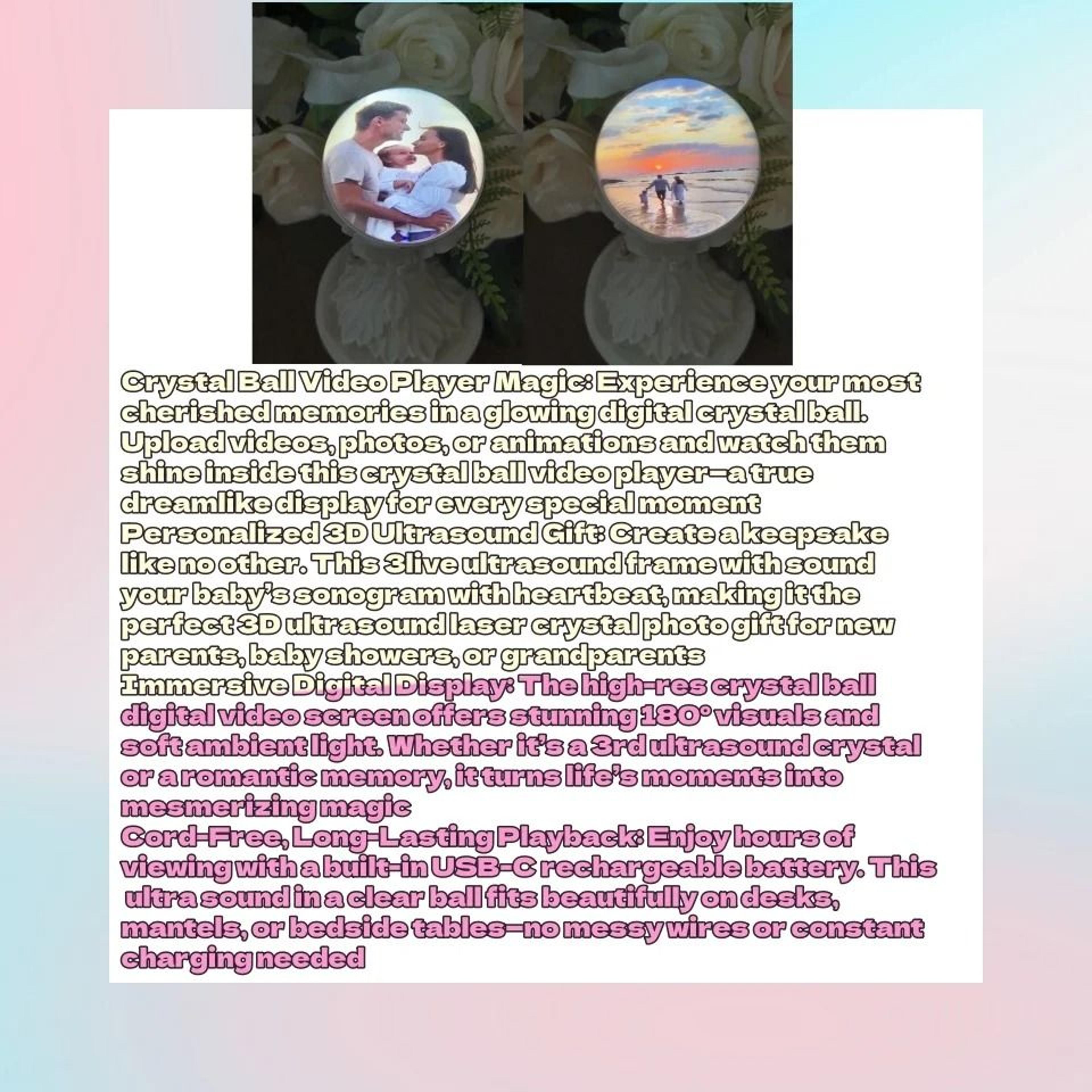 Customizable Video Glass Ball DIY Art Lamp With Detachable Spherical Pixel Display And Sound 5