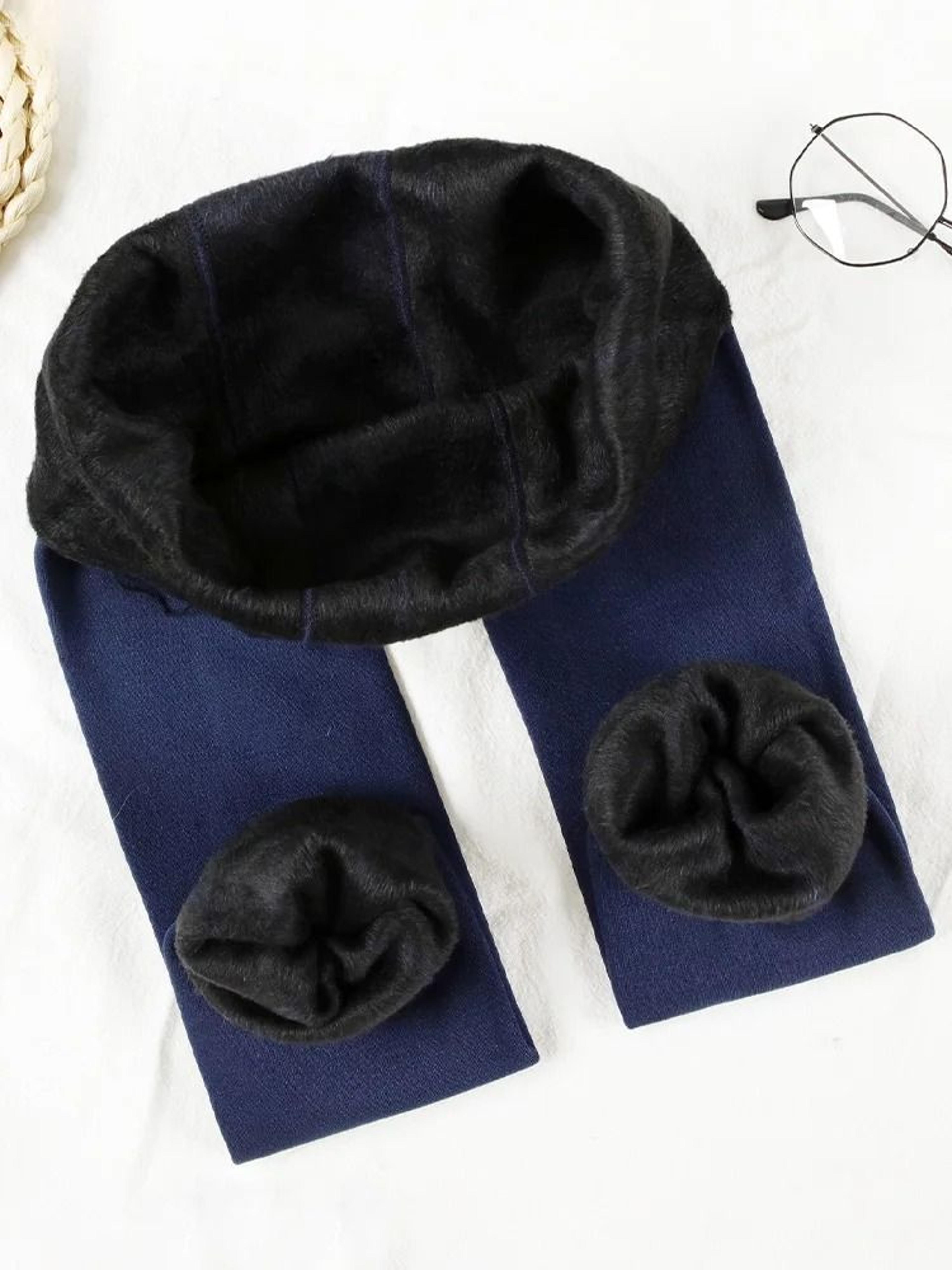 Winter Warm High Waist Thick Velvet Leggings For Women  Fashion Solid Colors 8