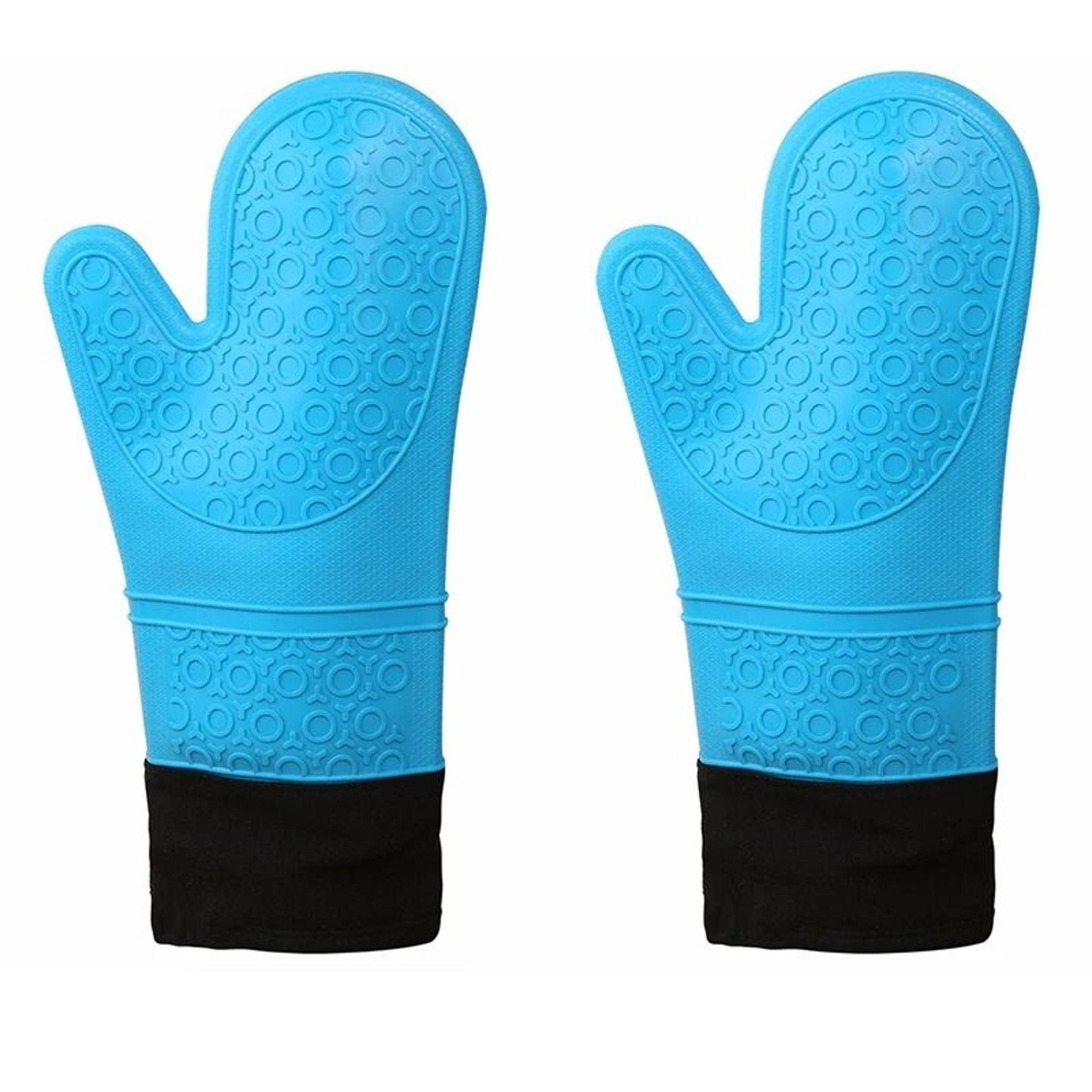 Professional Silicone Oven Gloves Heat Resistant Non Slip Set 11