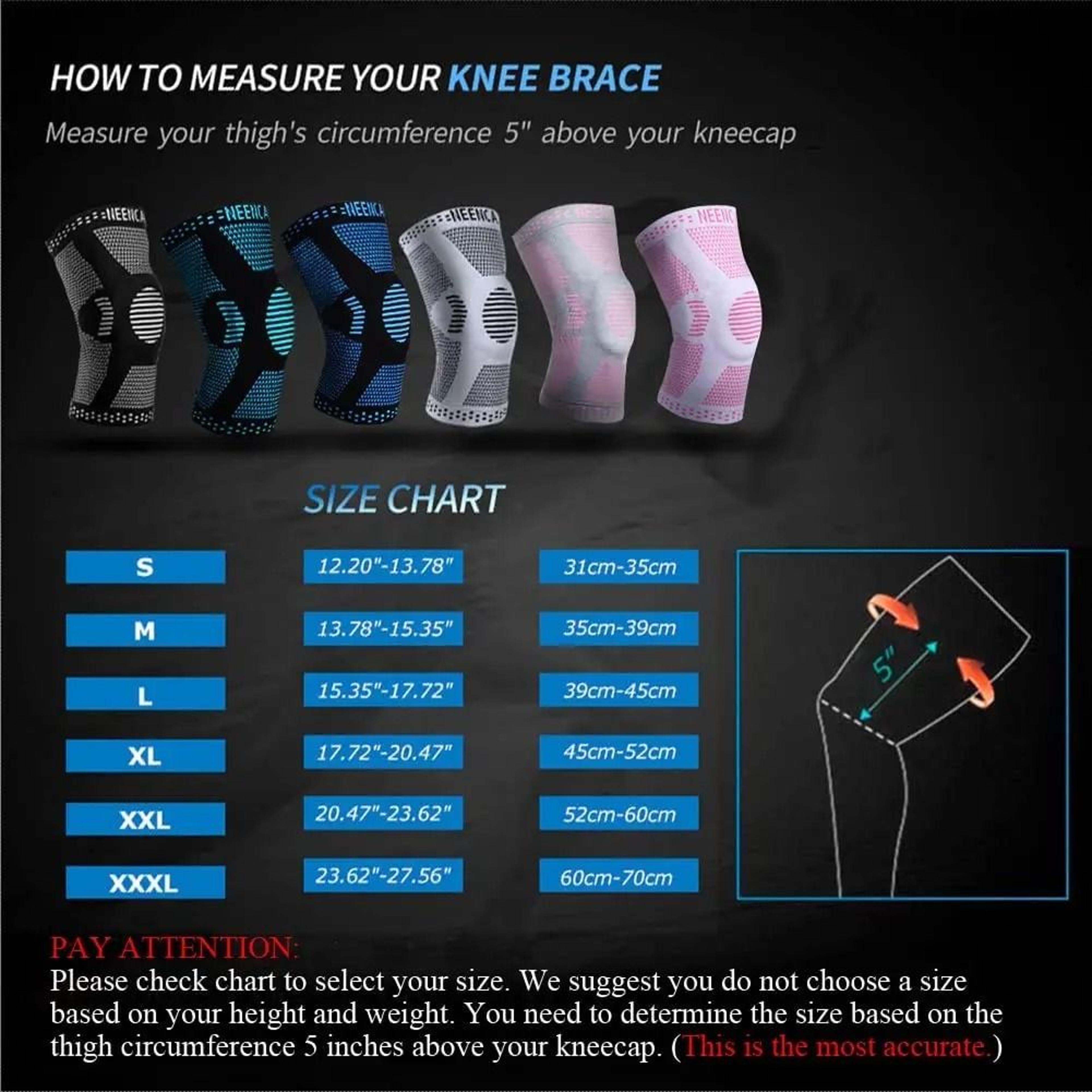 NEENCA Copper Knee Brace With Patella Gel Pad And Side Stabilizers For Pain Relief And Sports Suppo 3