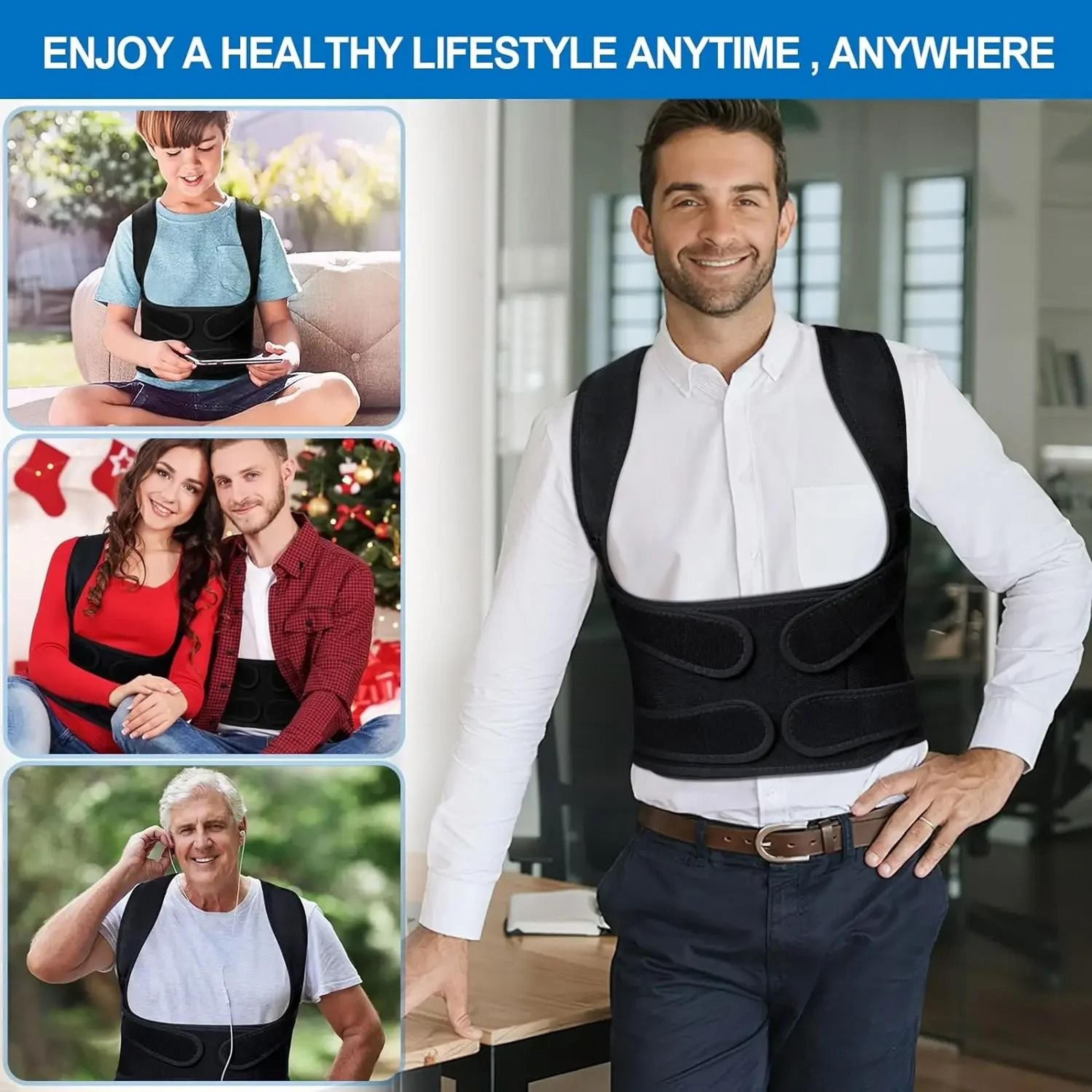 Back Brace Posture Corrector Full Back Support And Shoulder Straightener 1