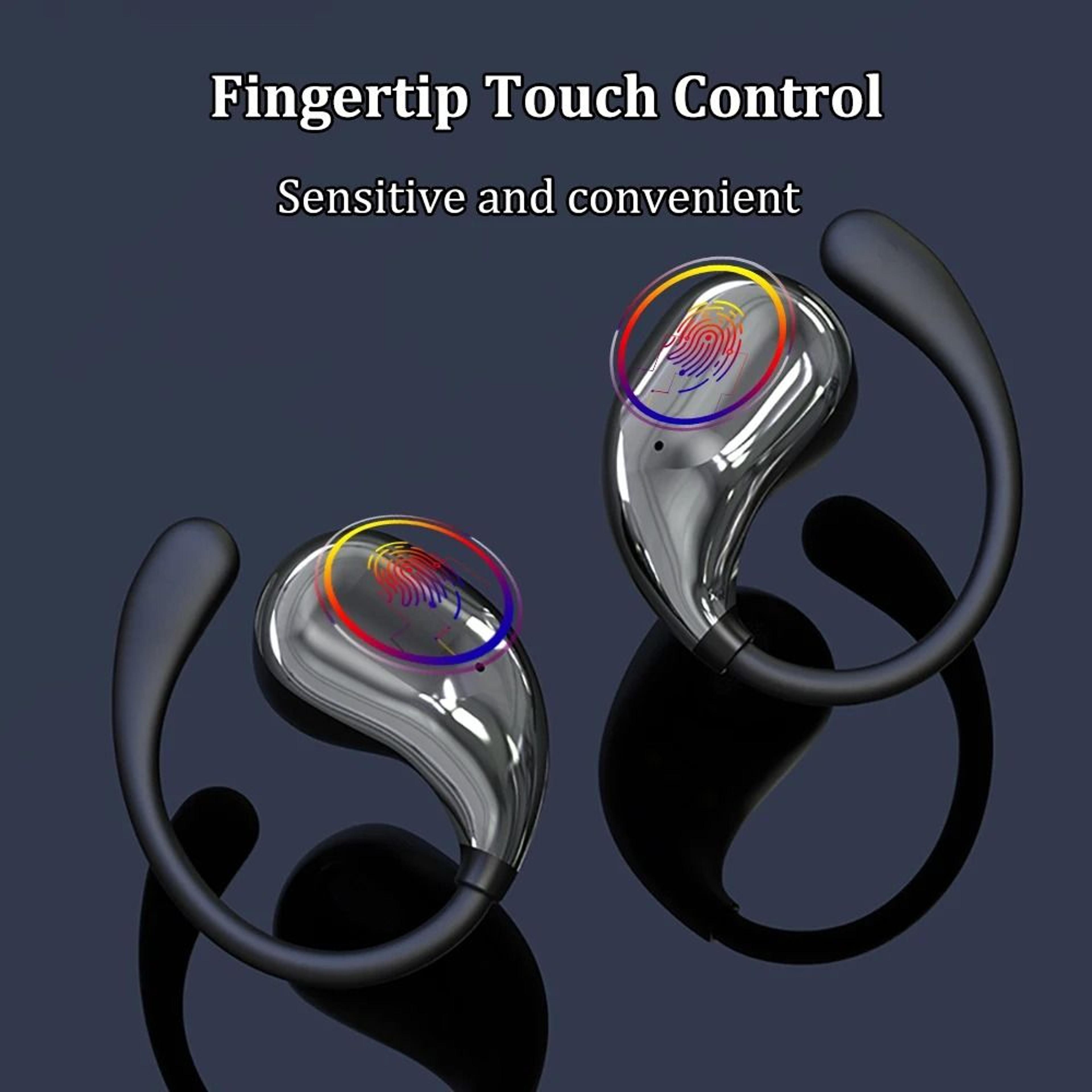 Bluetooth 54 Ear Hook Wireless Headphones With LED Display Waterproof TWS Earbuds 3