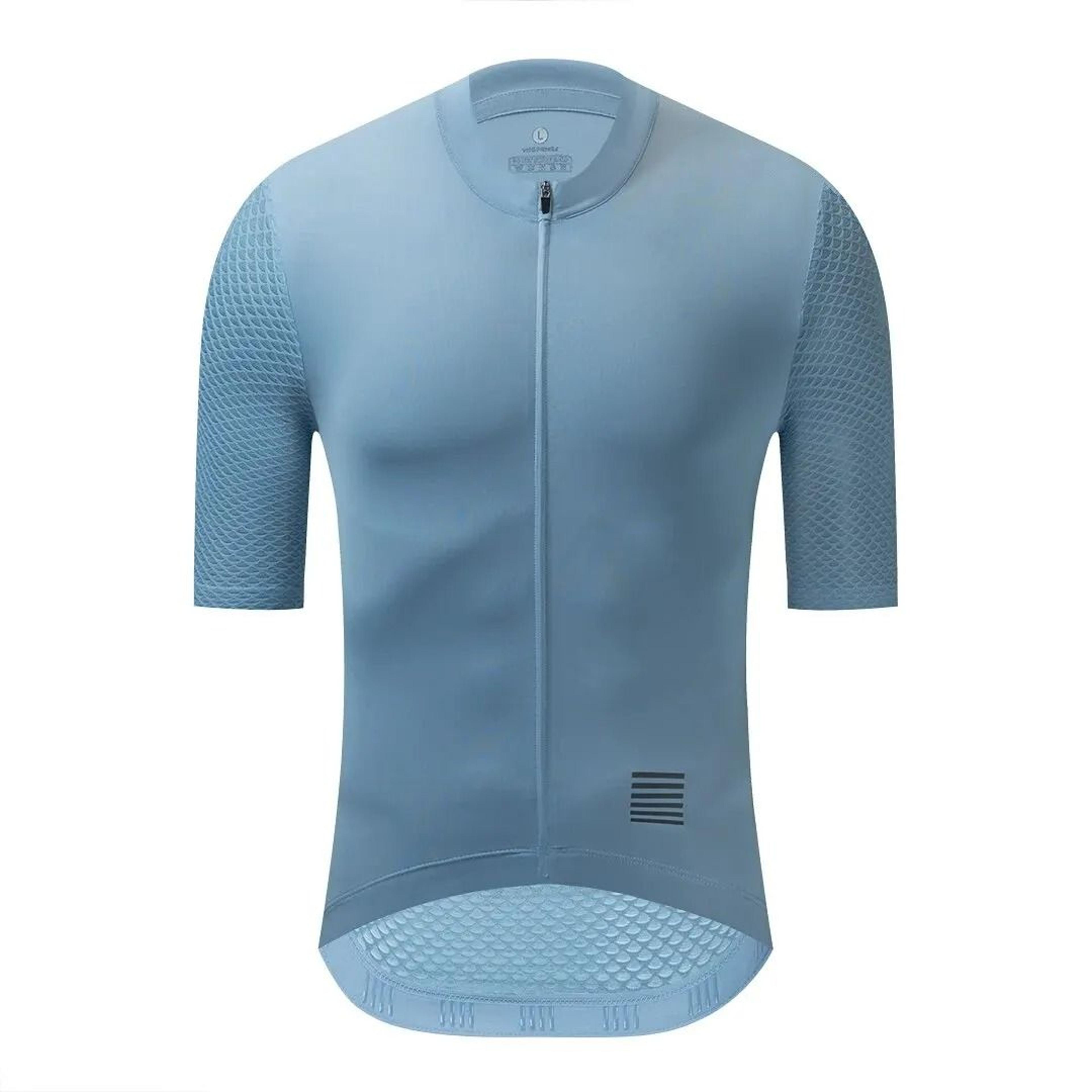 Men Cycling Jersey Short Sleeve Breathable Reflective Mountain Bike Shirt For Summer Riding 6