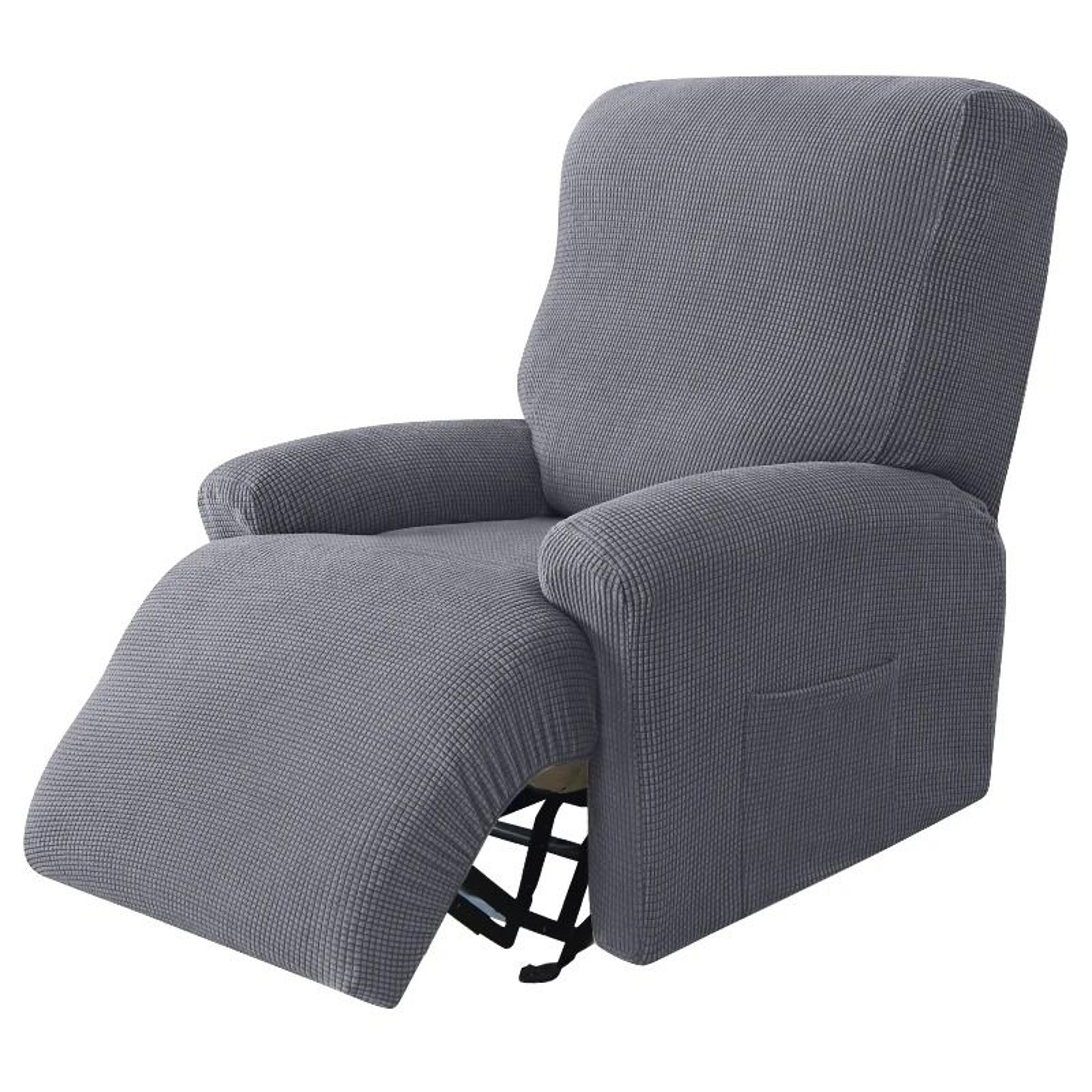 Stretch Recliner Sofa Cover One Seater Armchair Slipcover With Elastic Jacquard Fabric 10