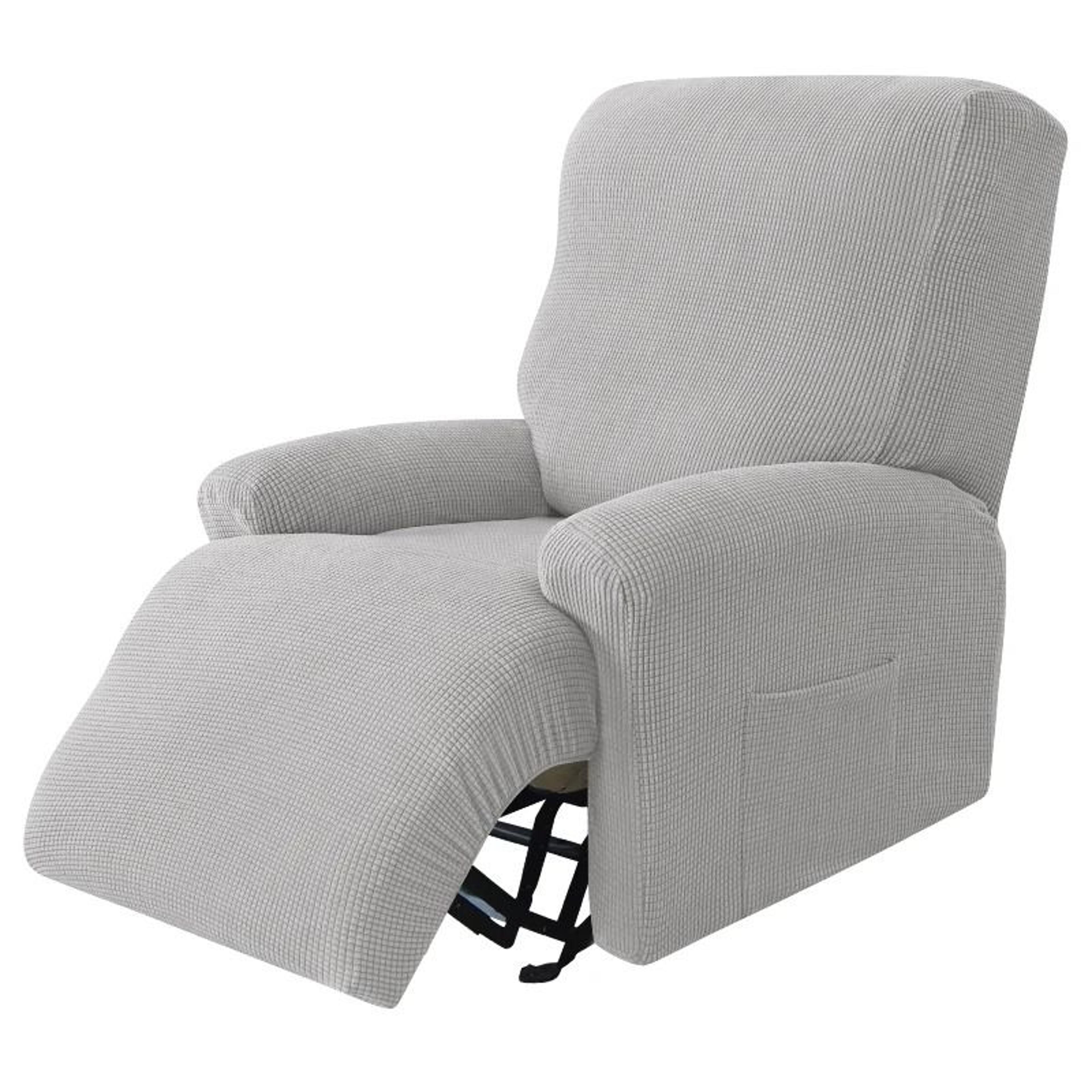 Stretch Recliner Sofa Cover One Seater Armchair Slipcover With Elastic Jacquard Fabric 12