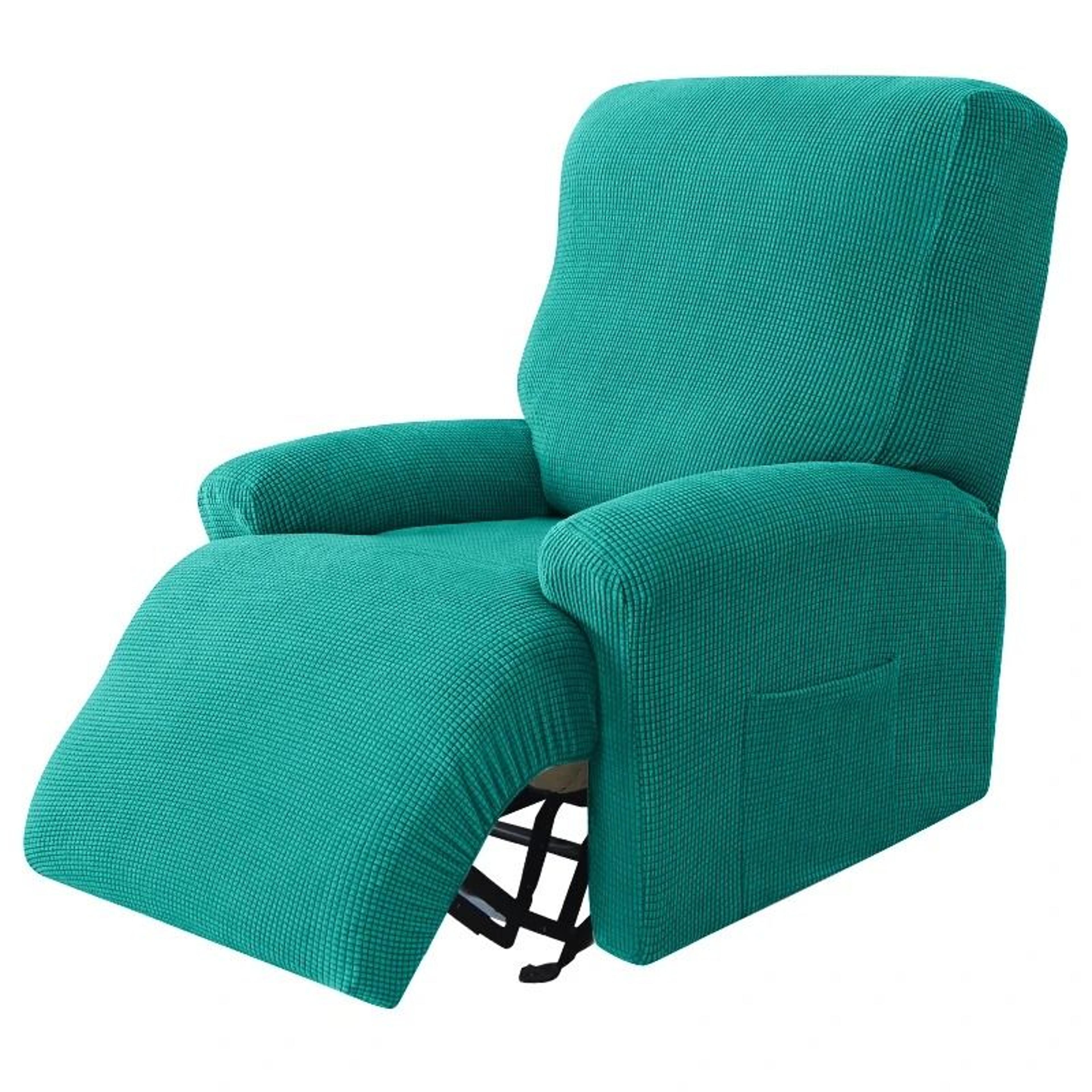 Stretch Recliner Sofa Cover One Seater Armchair Slipcover With Elastic Jacquard Fabric 13