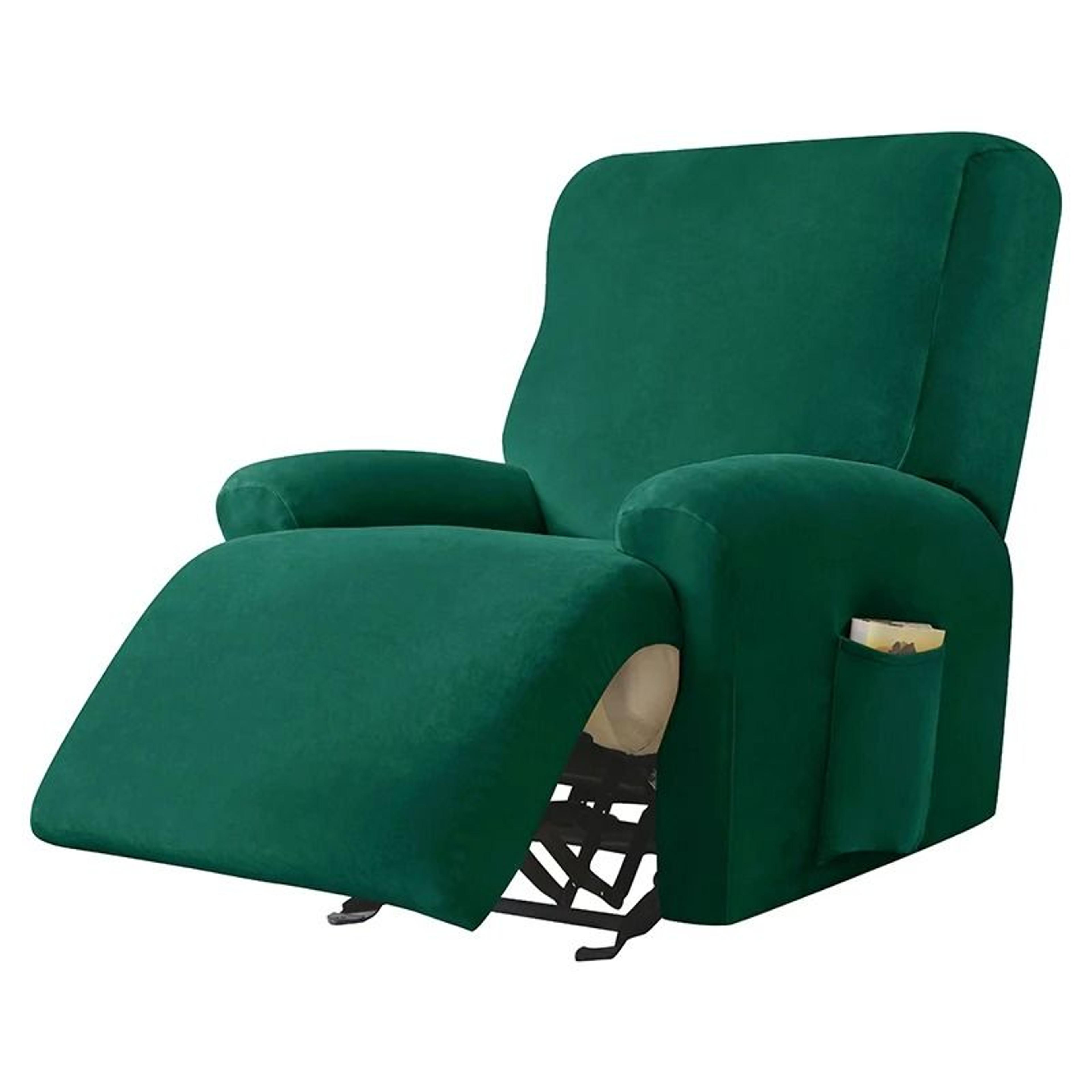 Stretch Recliner Sofa Cover One Seater Armchair Slipcover With Elastic Jacquard Fabric 28