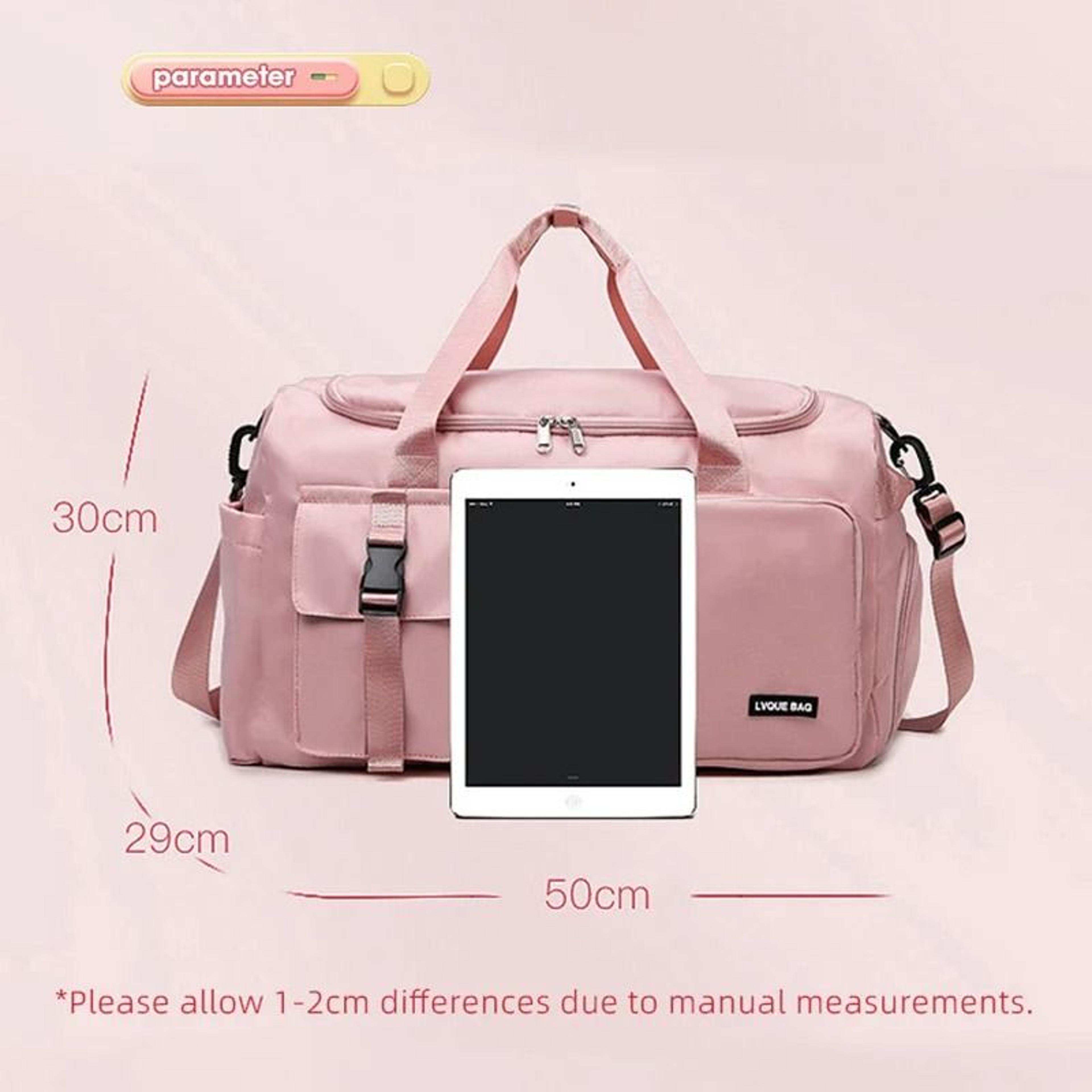 Dry Wet Sports Gym Duffel Bag Women Travel Shoulder Crossbody Weekender 5