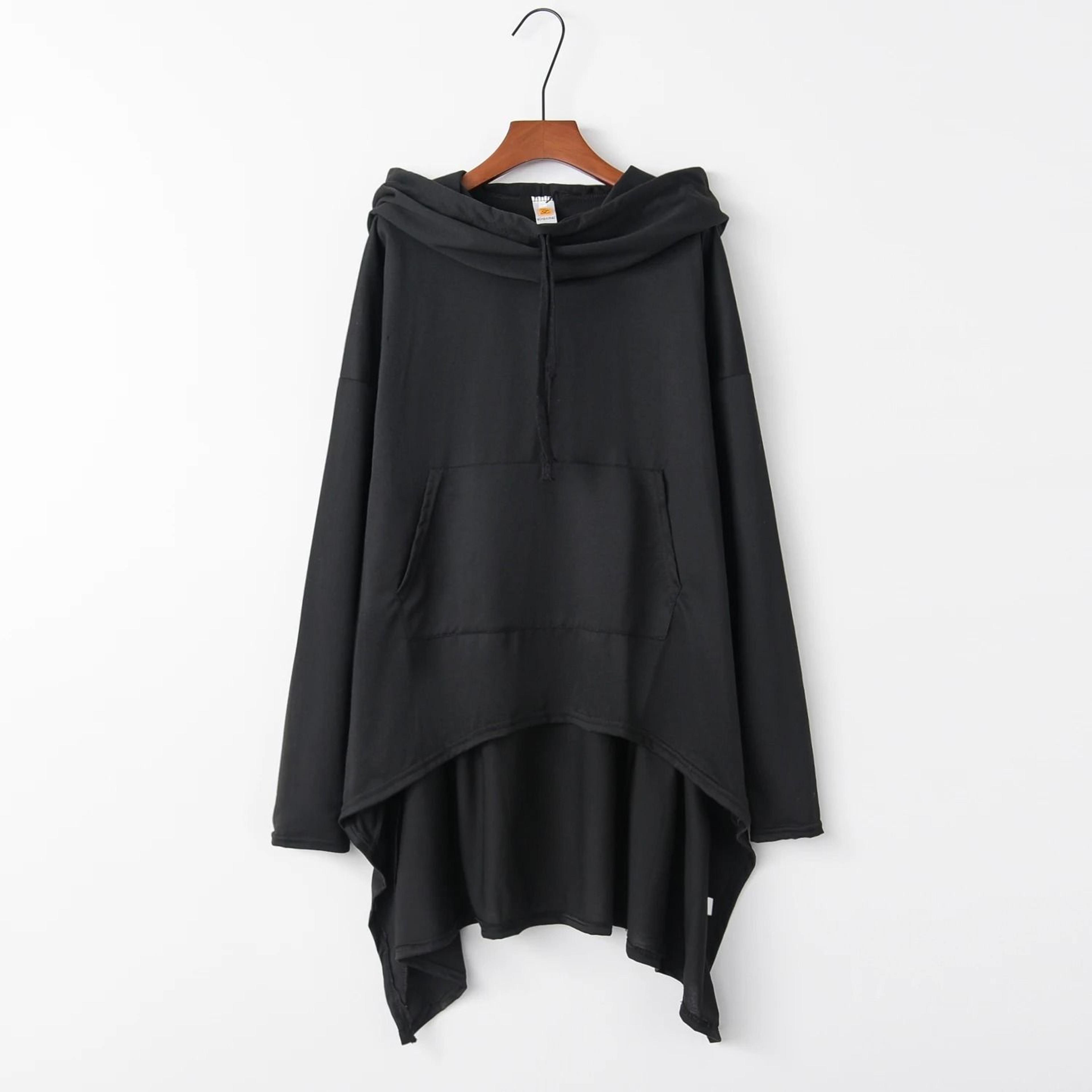 Women Long Oversized Hoodie Casual Solid Color Pullover With Plus Sizes S To 5XL 7