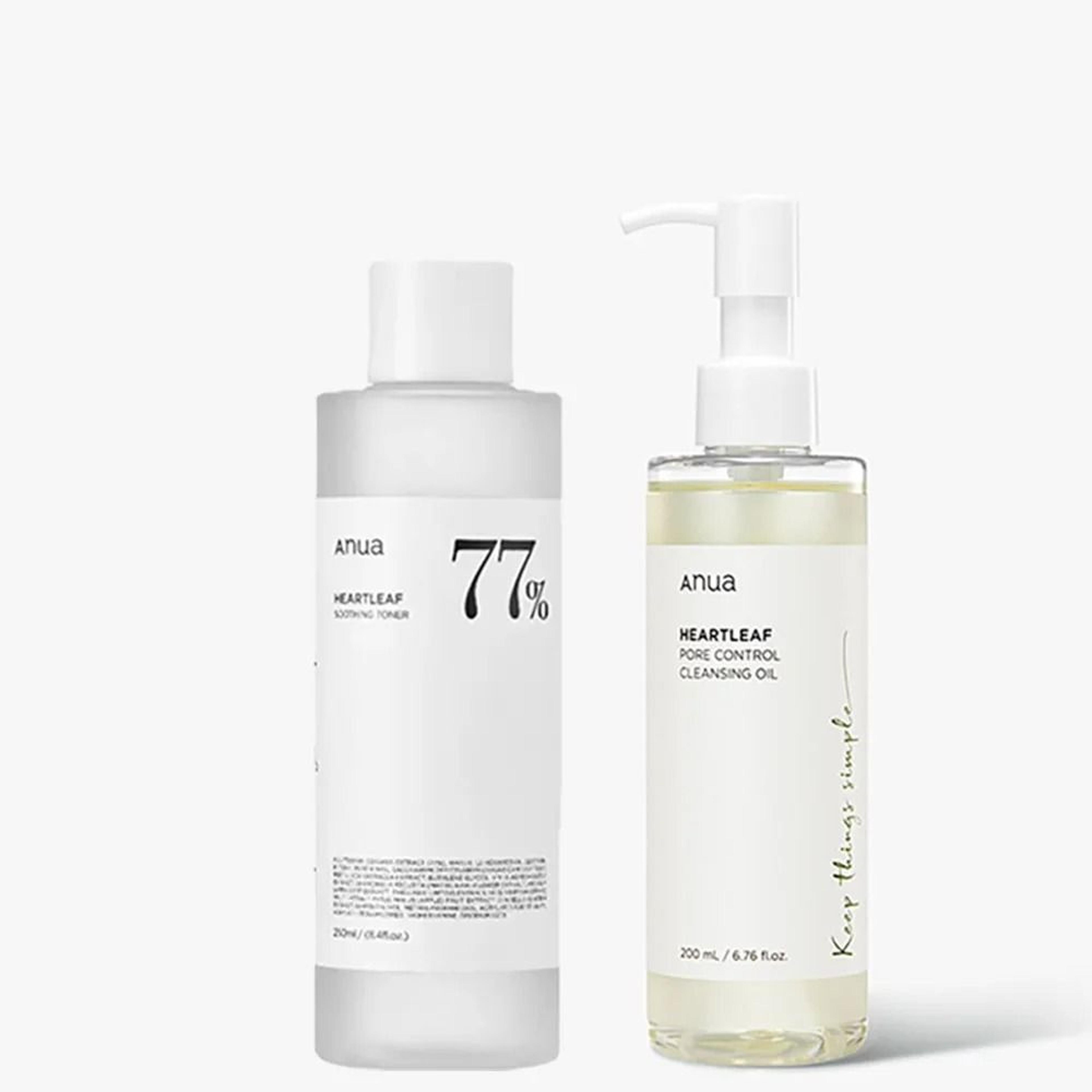 Anua Heartleaf 77 Toner And Cleansing Skincare Set 12