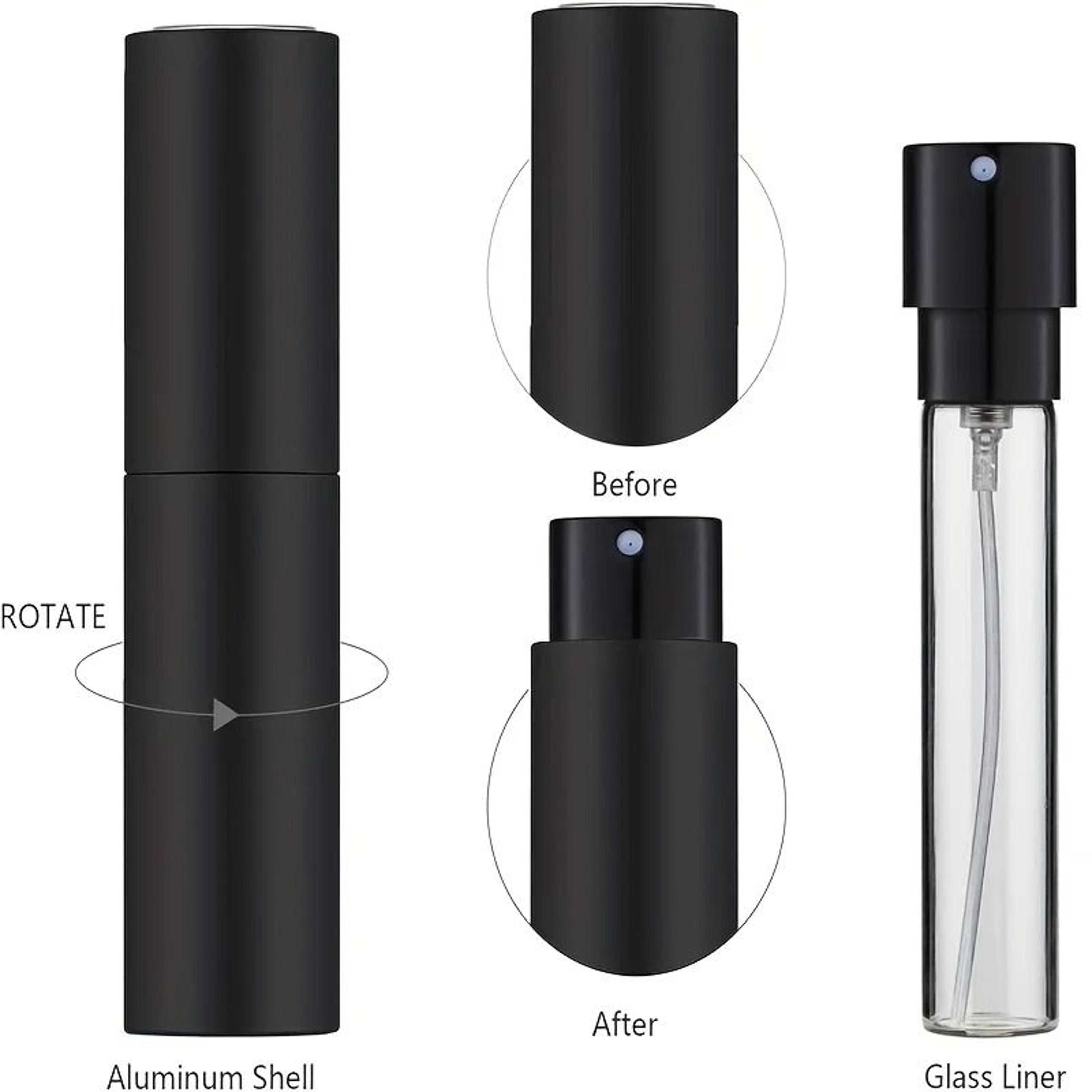 Refillable Travel Perfume Spray Bottle 10ml Portable Cologne Atomizer 6