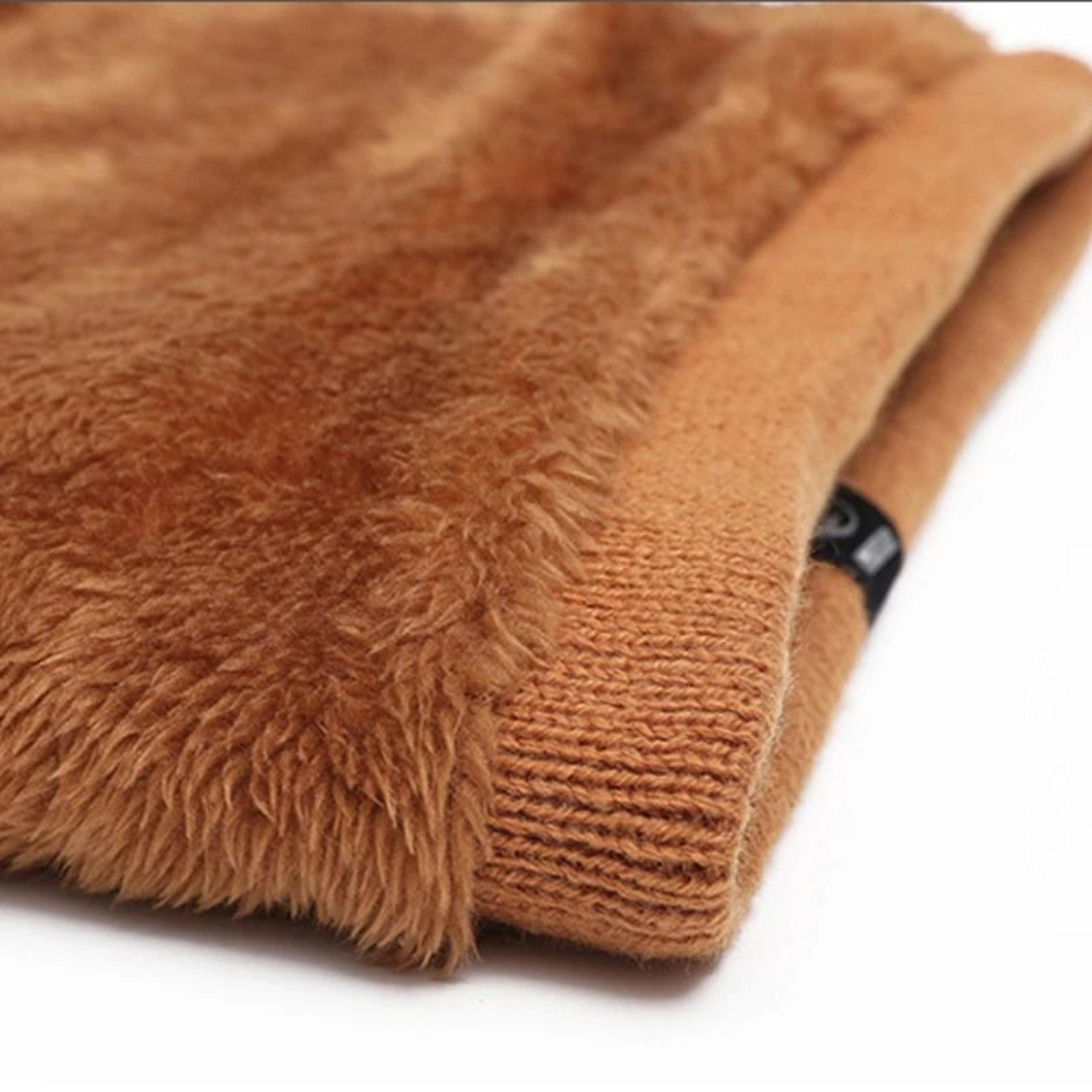 Fashion Soft Knitted Neck Warmer Scarf With Face Cover For Winter Sports 5