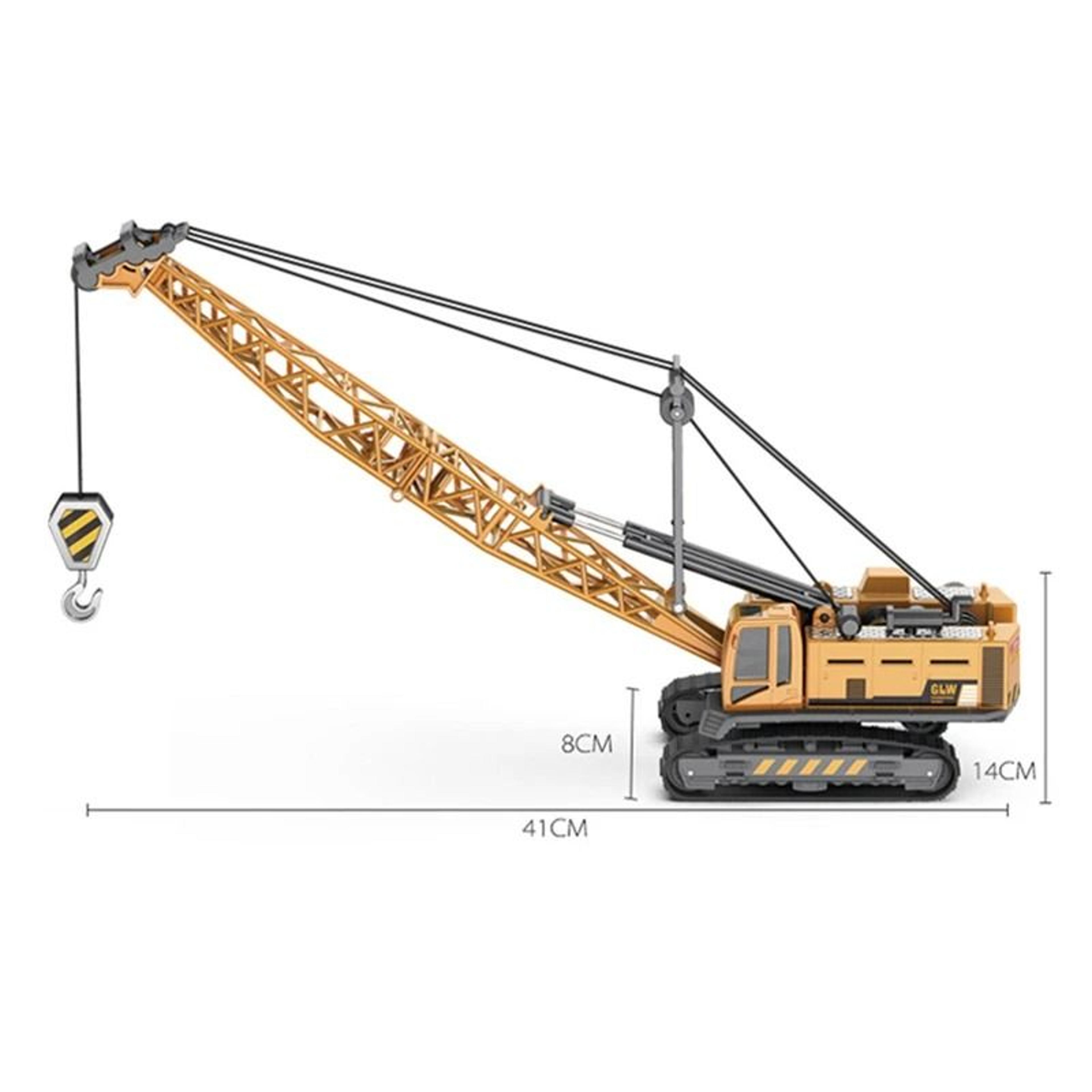 Alloy Mini Construction Vehicle Die Cast Model Tractor Bulldozer Excavator Toy 9