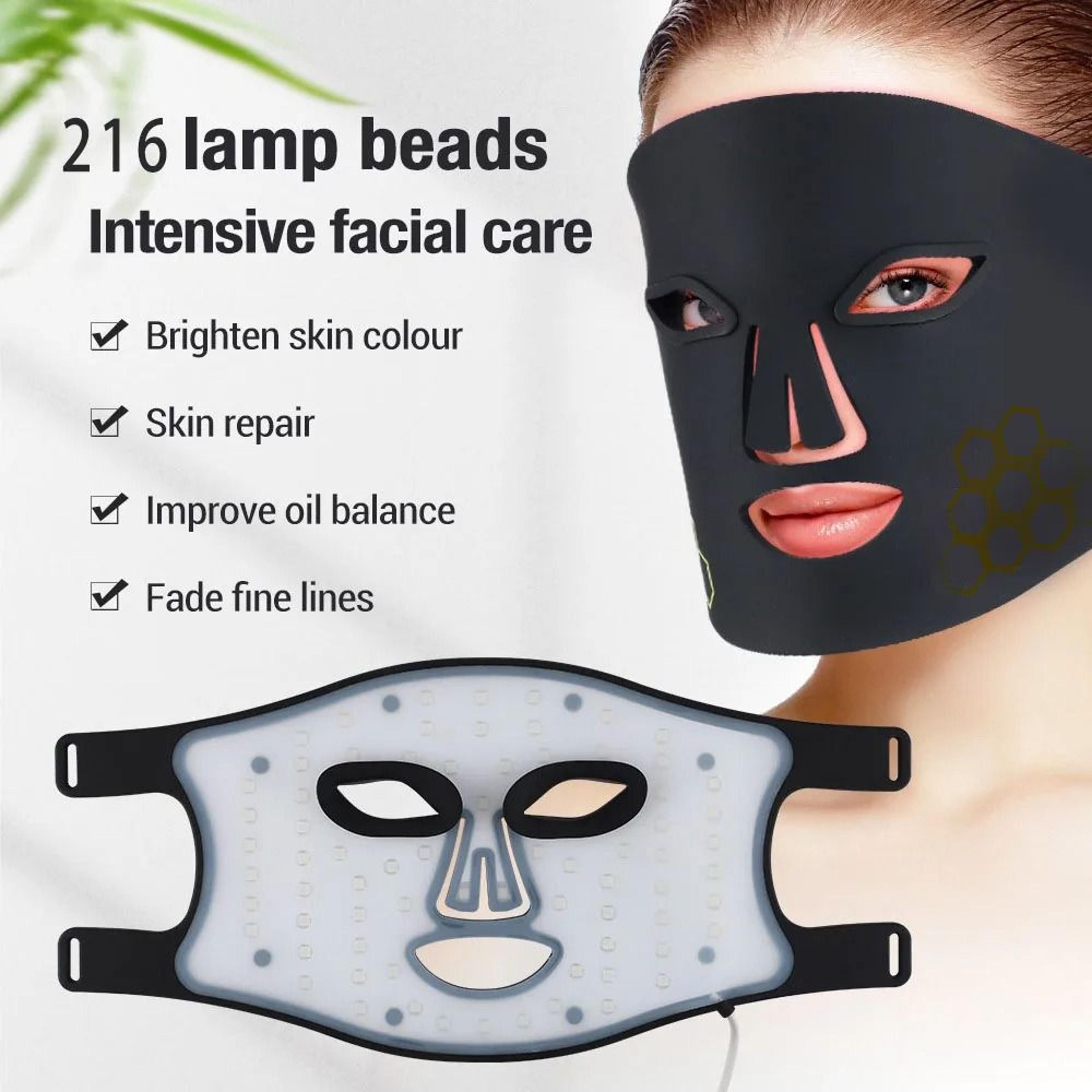 LED Red Light Therapy Mask 460nm 660nm 850nm For Skin Rejuvenation Anti Aging 4