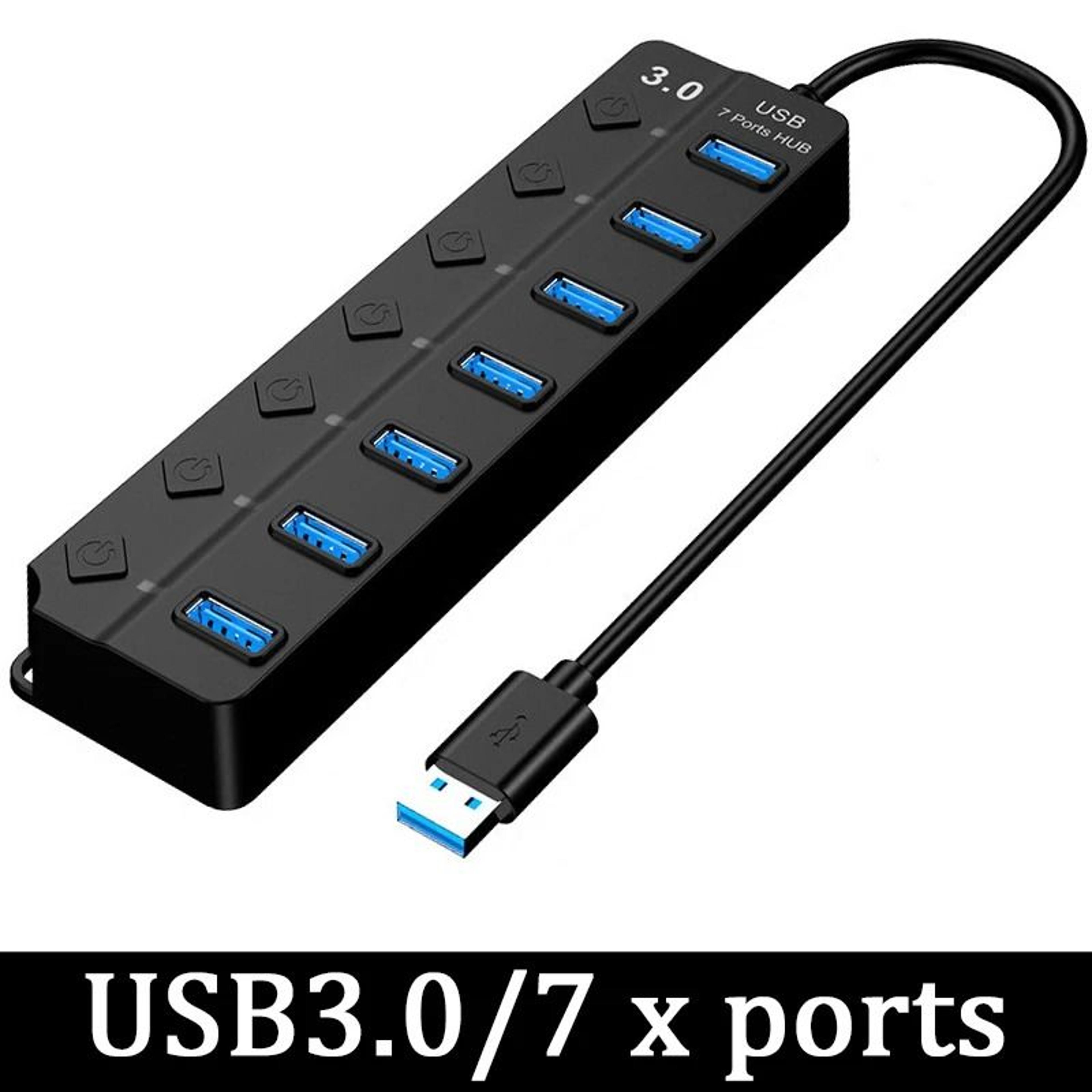 USB 30 Multi Port USB Splitter Hub 8