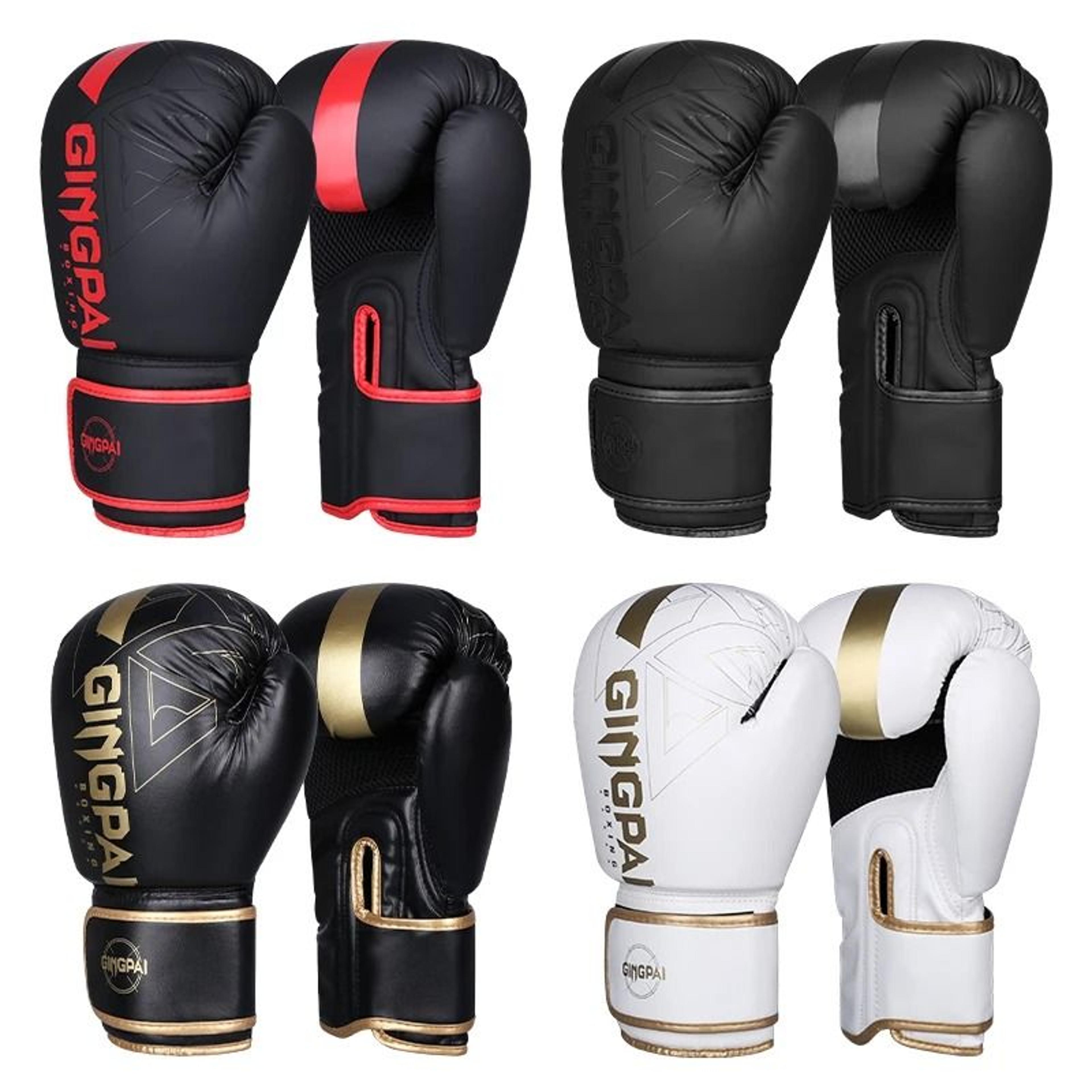 Professional Boxing Gloves PU Training Gloves For Muay Thai MMA Kickboxing Adults 0