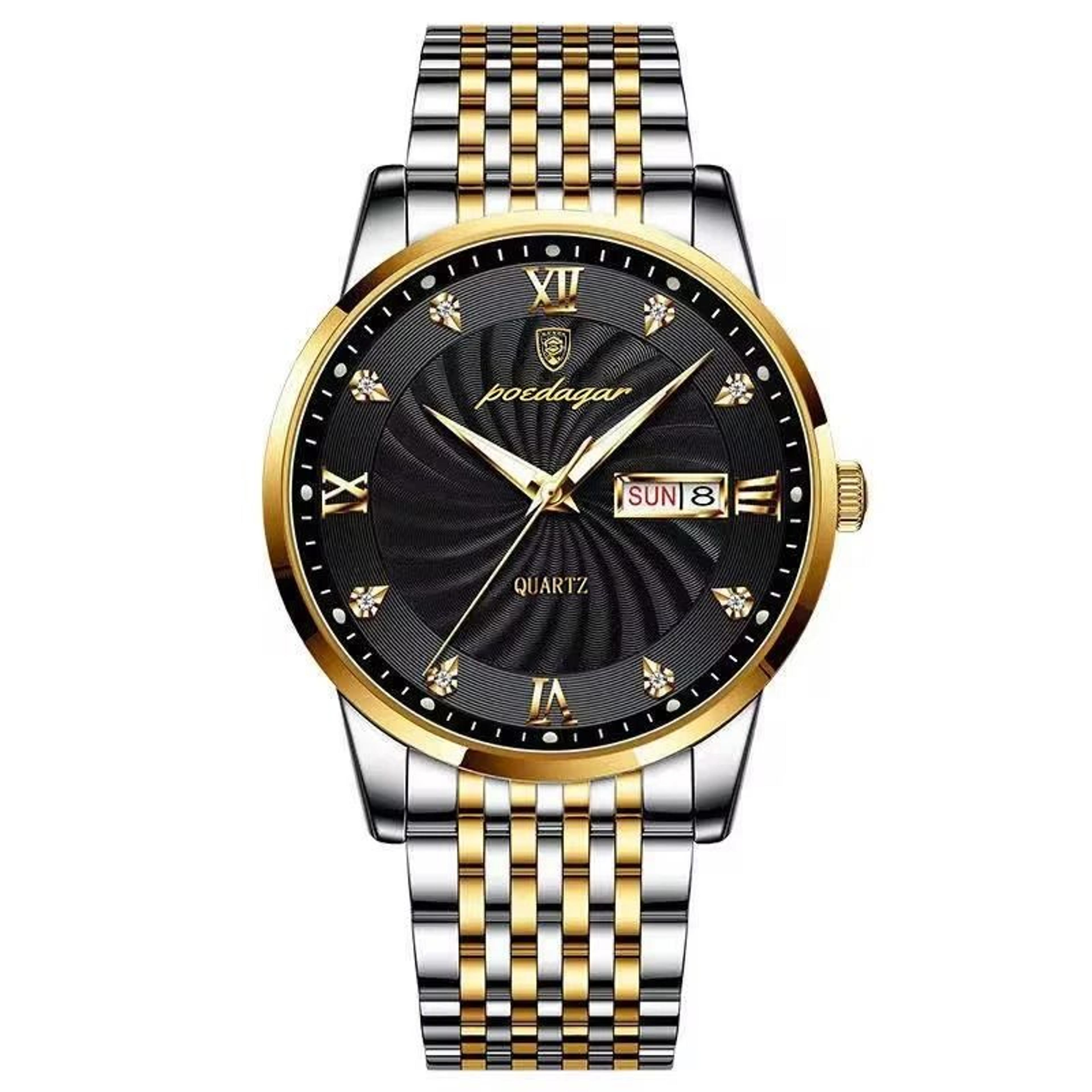 POEDAGAR Luxury Brand Mens Watch Waterproof Luminous Date Week 6