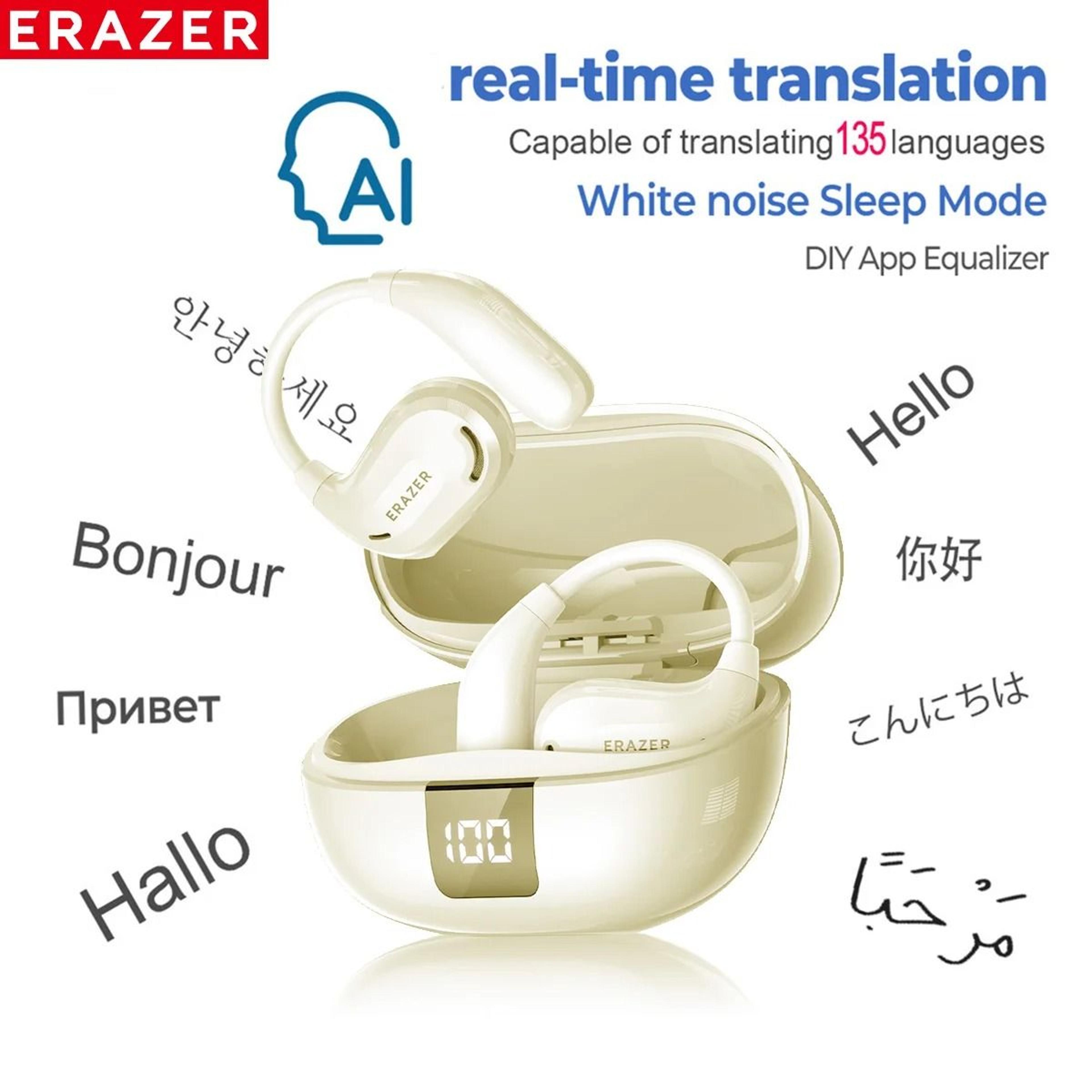 ERAZER XT66PRO Bluetooth Earphones Wireless Translator 12