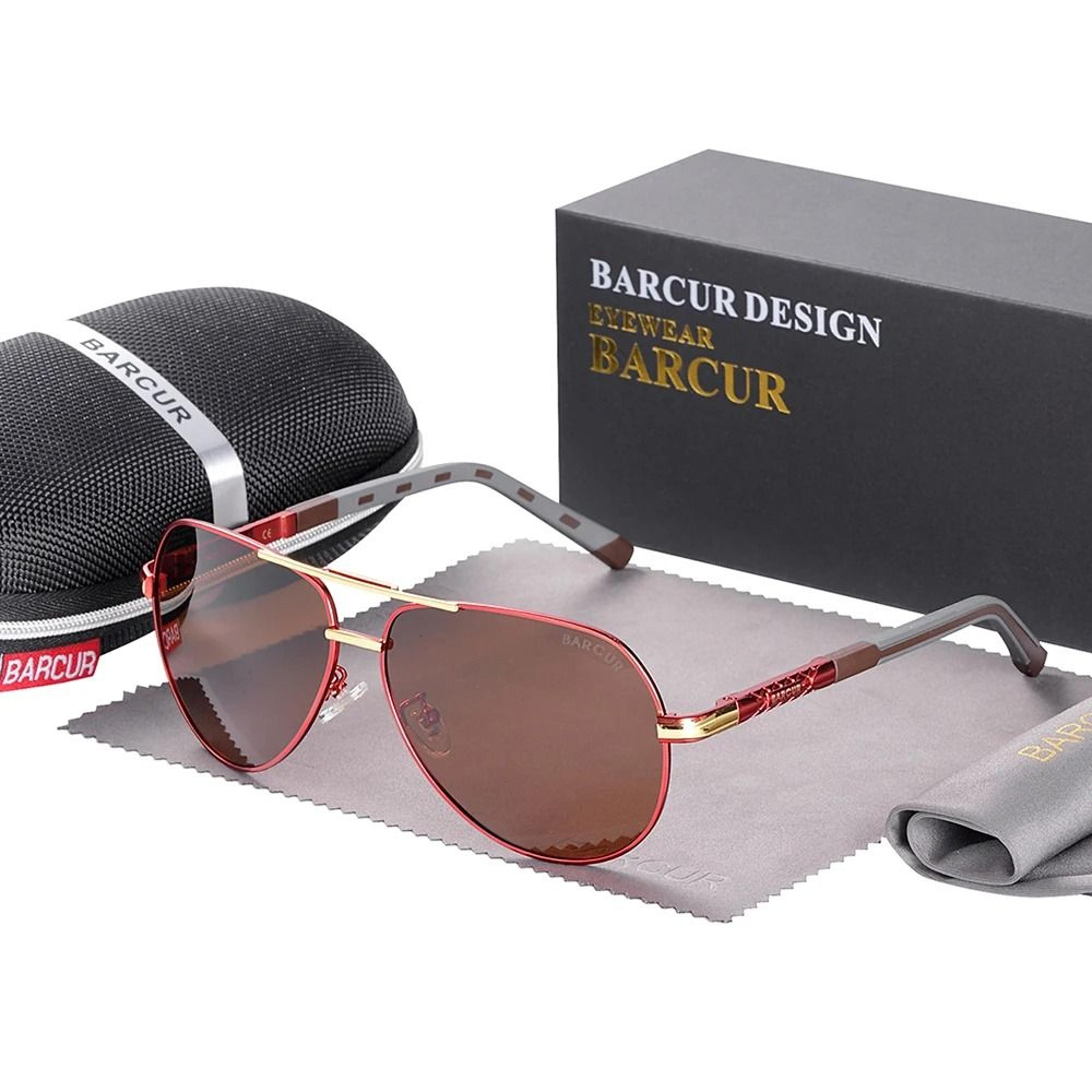 BARCUR Aluminum Vintage Mens Polarized Sunglasses 10