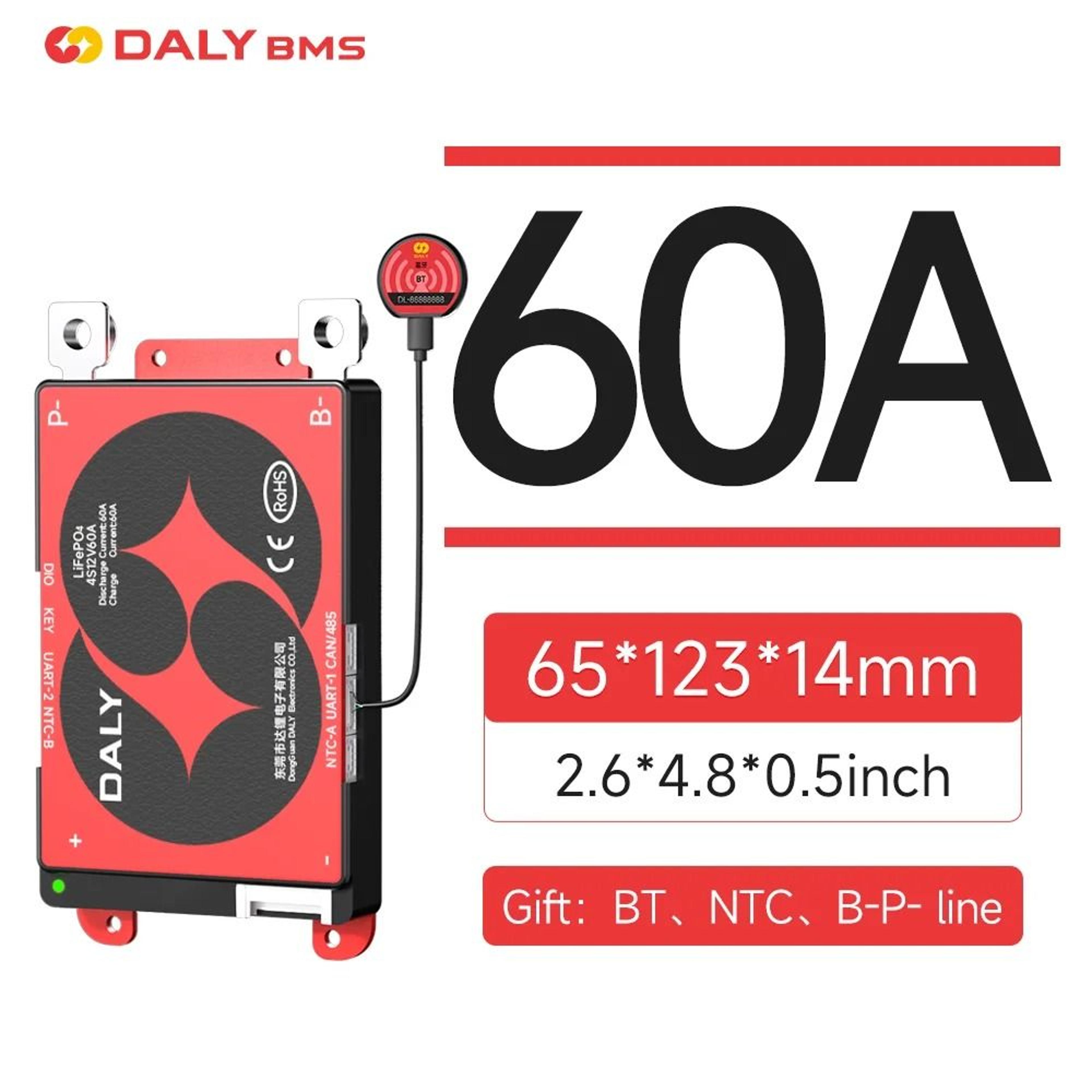 Daly Smart BMS For LiFePO4 And Li Ion Battery Packs 6