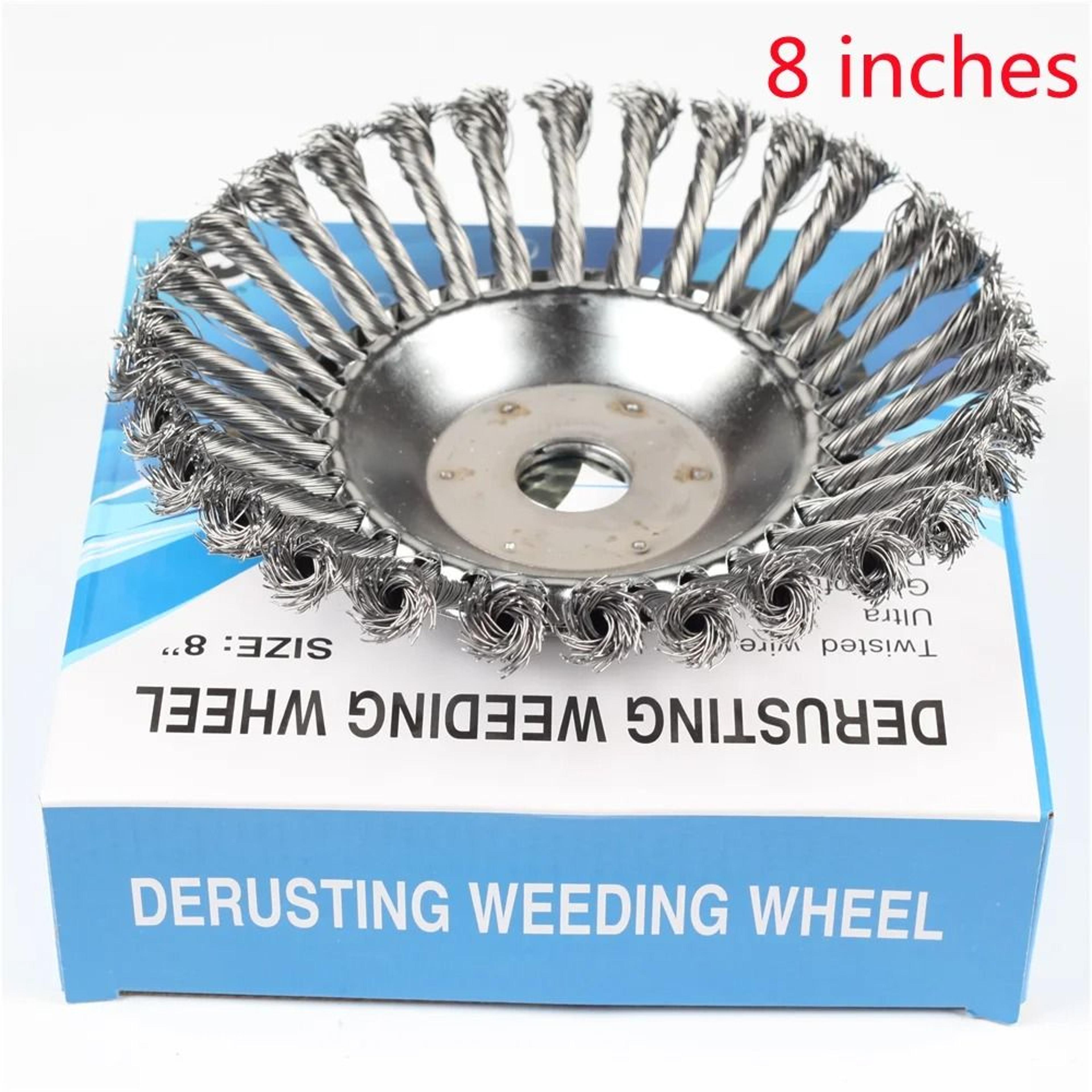 Steel Wire Wheel Weed Brush Cutter Head 6 8 Inch 7