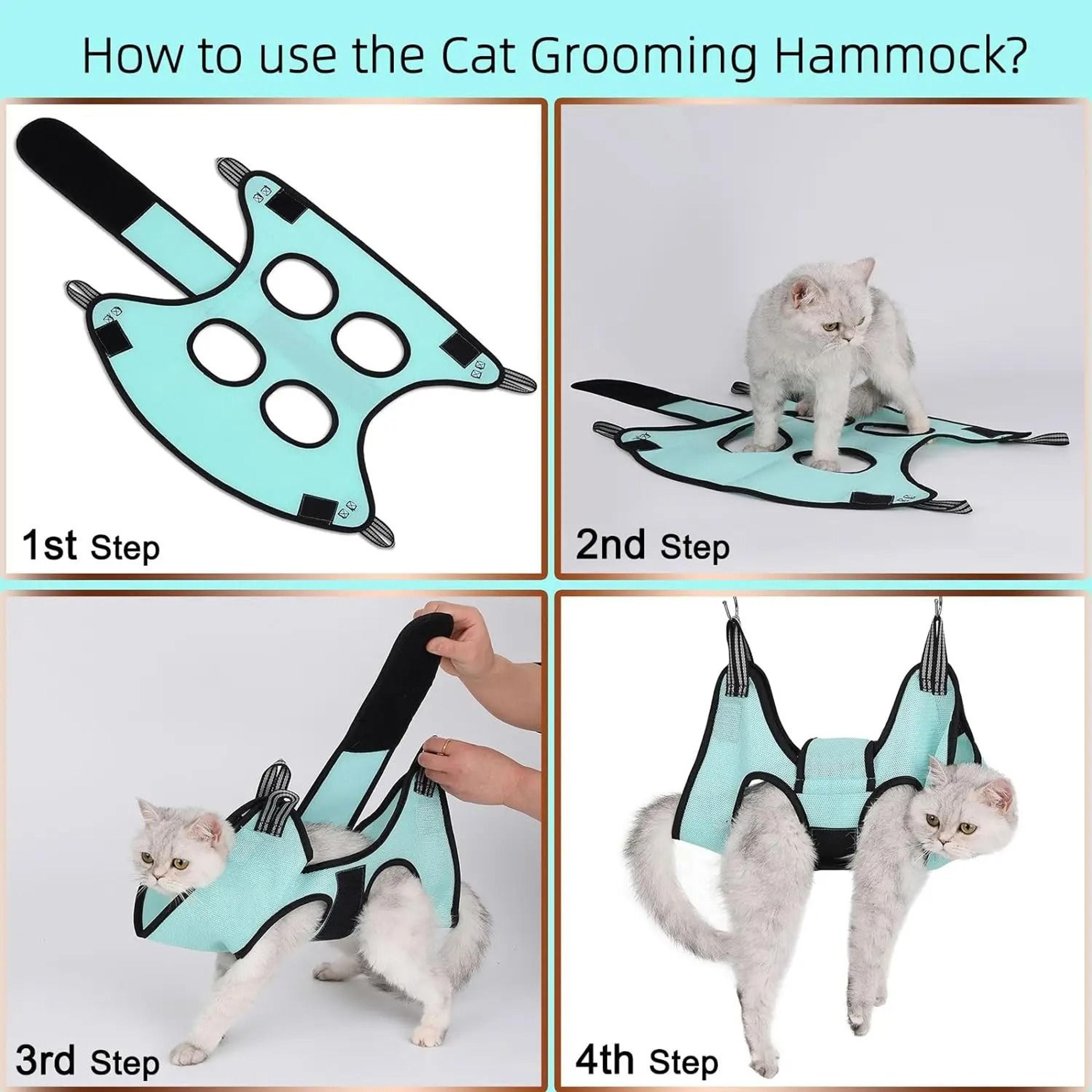 Pet Grooming Hammock Helper For Cats And Dogs 1