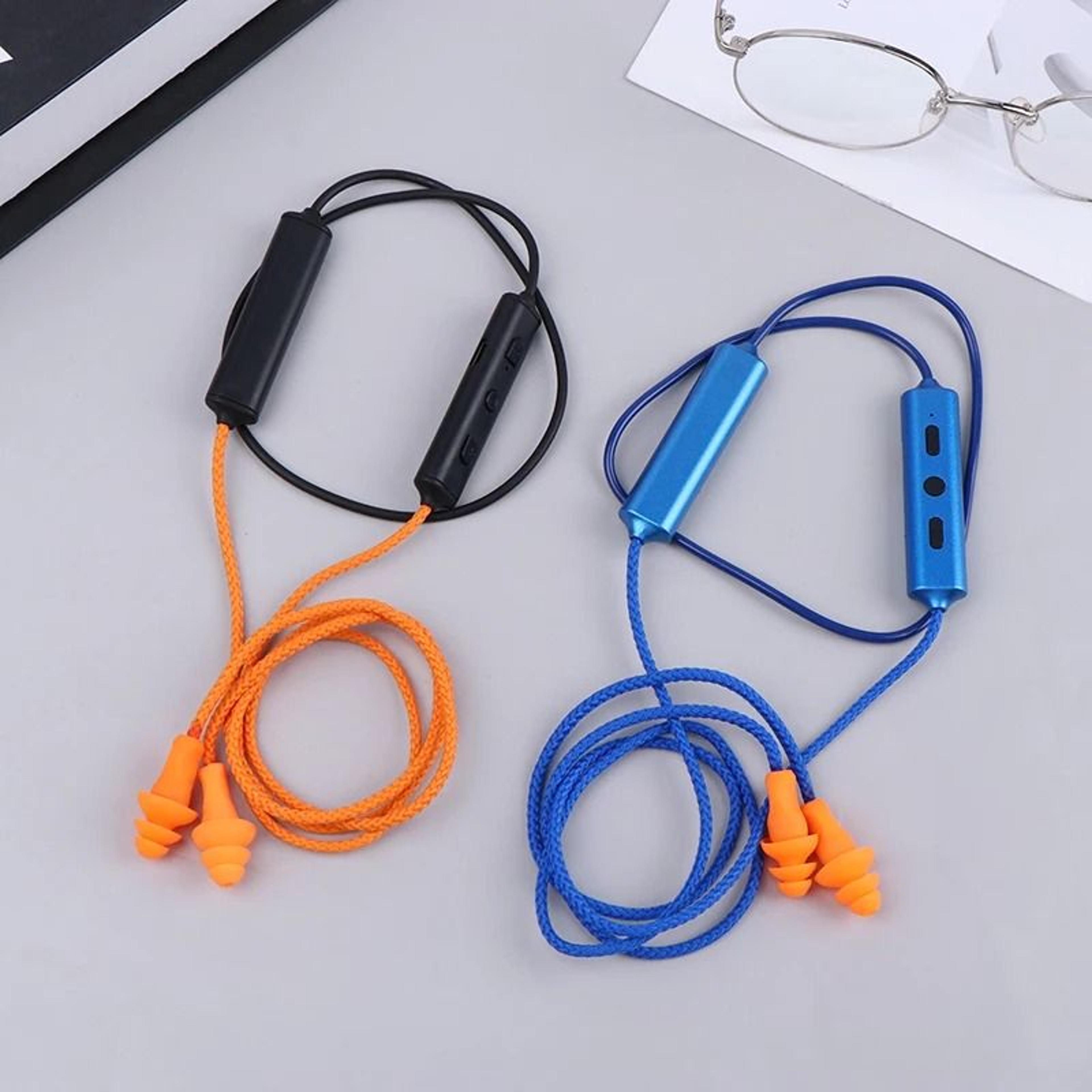 Labor Protection Bluetooth Earplug Headset With Wired Option 1