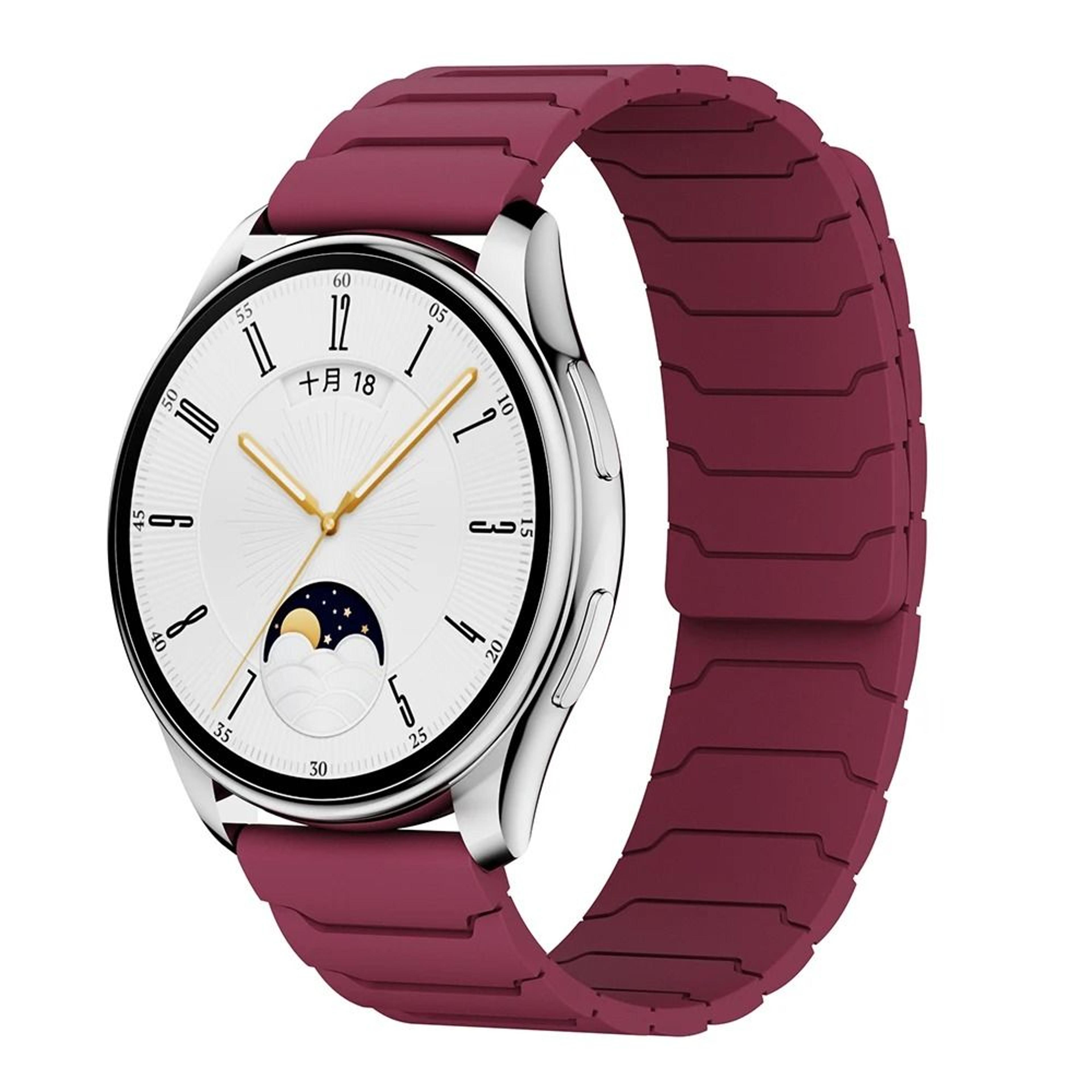 Silicone Magnetic Band For 22mm Samsung Galaxy  Huawei Watches 14