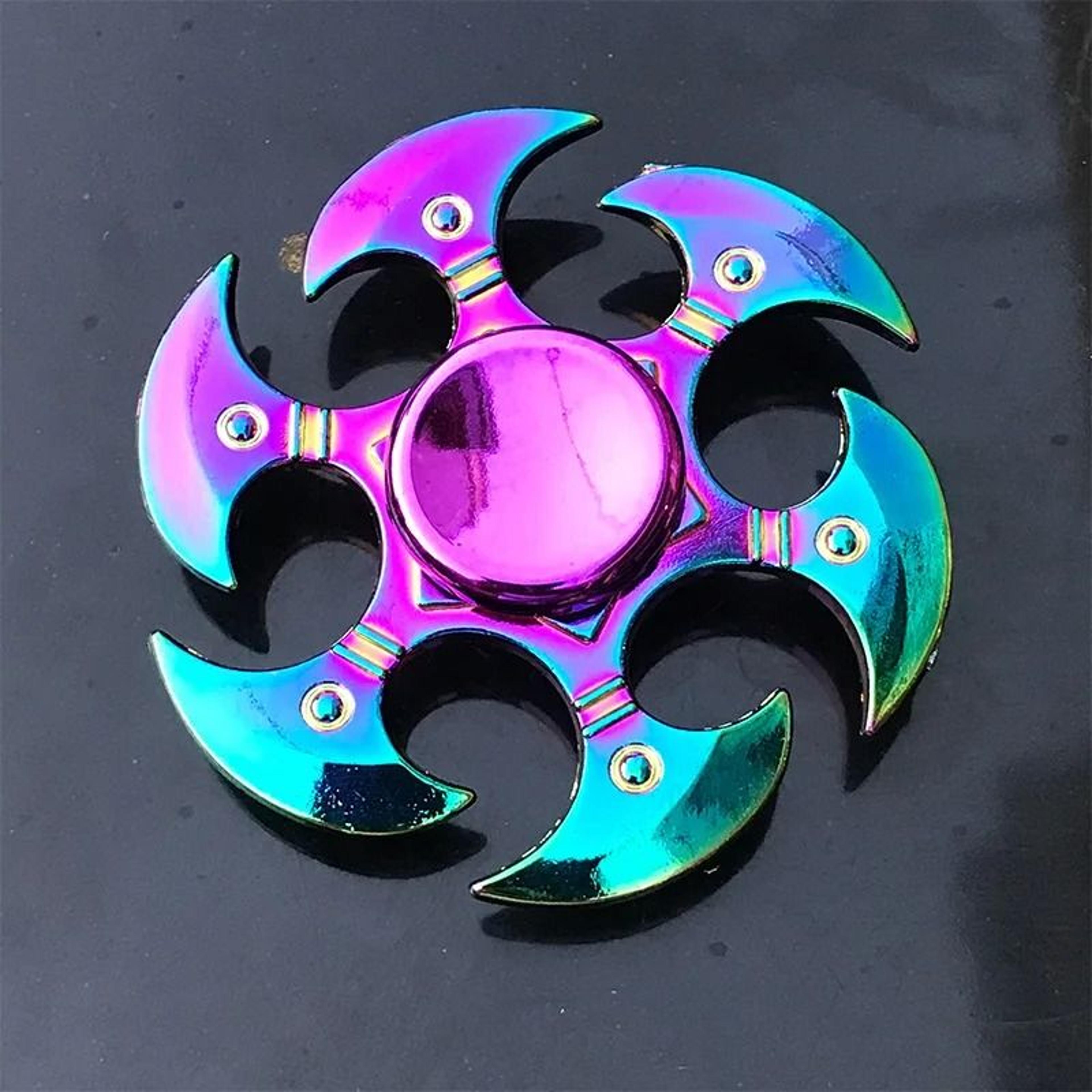 Metal Rainbow Gradient Fidget Spinner With Silent Bearing 14