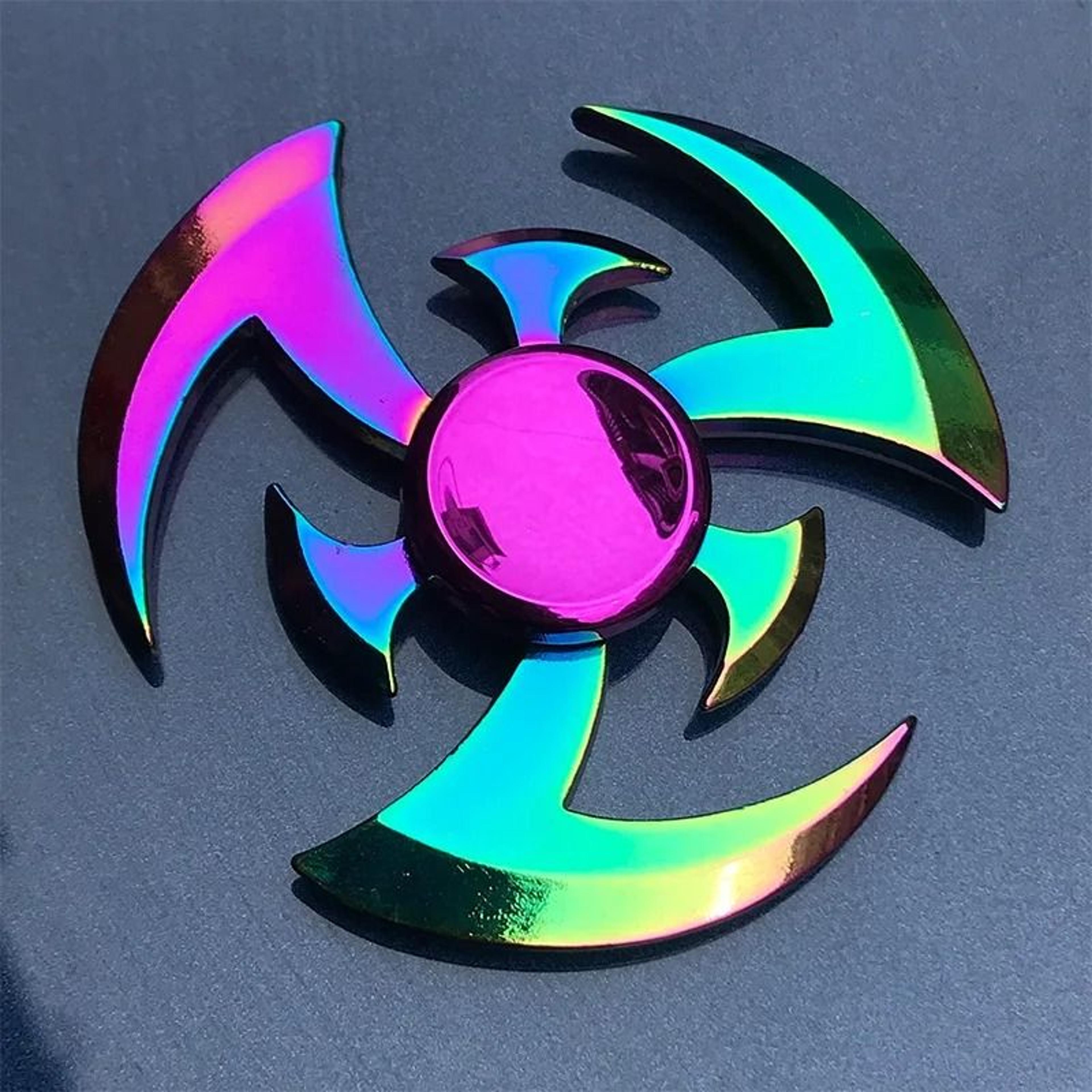 Metal Rainbow Gradient Fidget Spinner With Silent Bearing 20