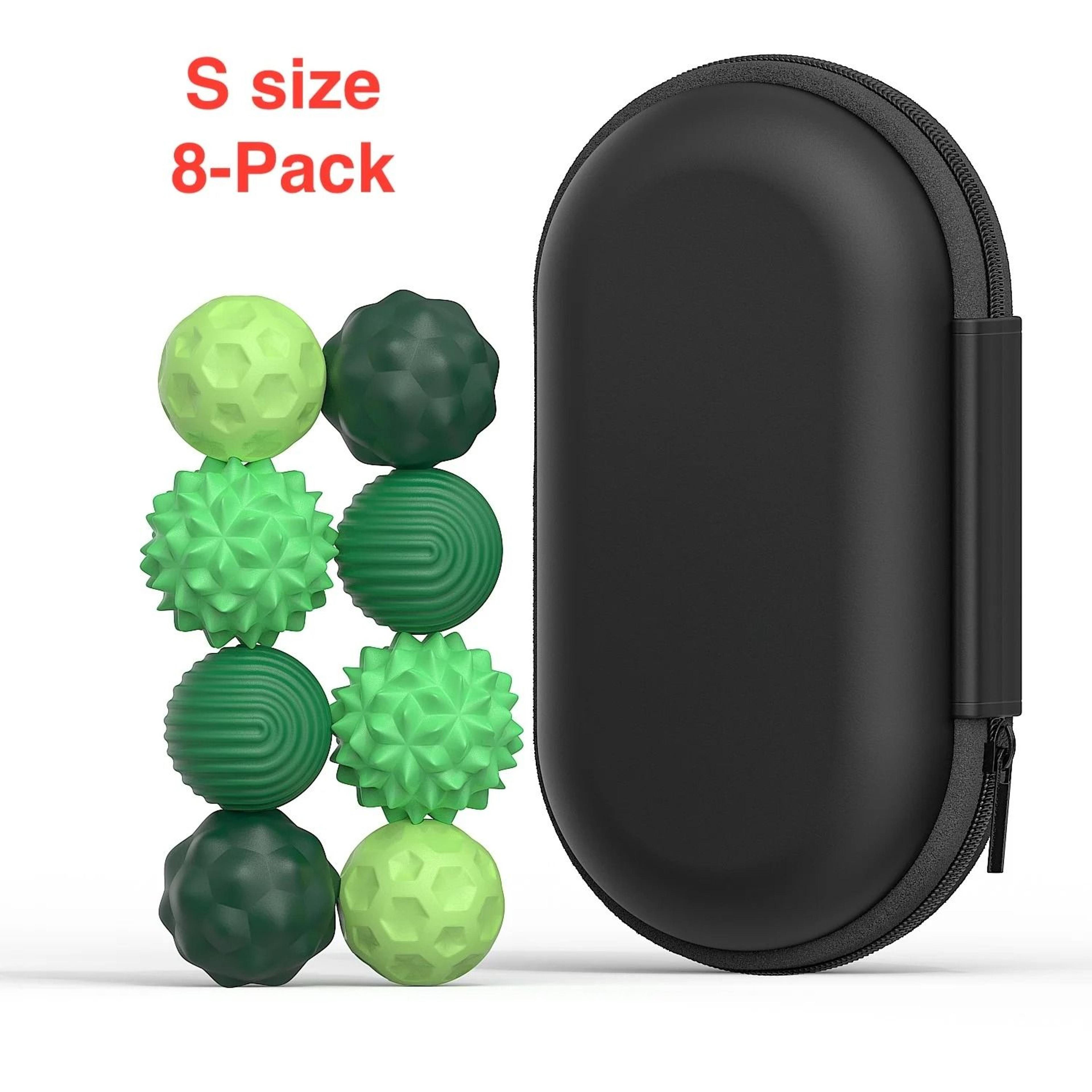 Silicone Magnetic Sensory Fidget Balls Set For Anxiety And Stress Relief 10
