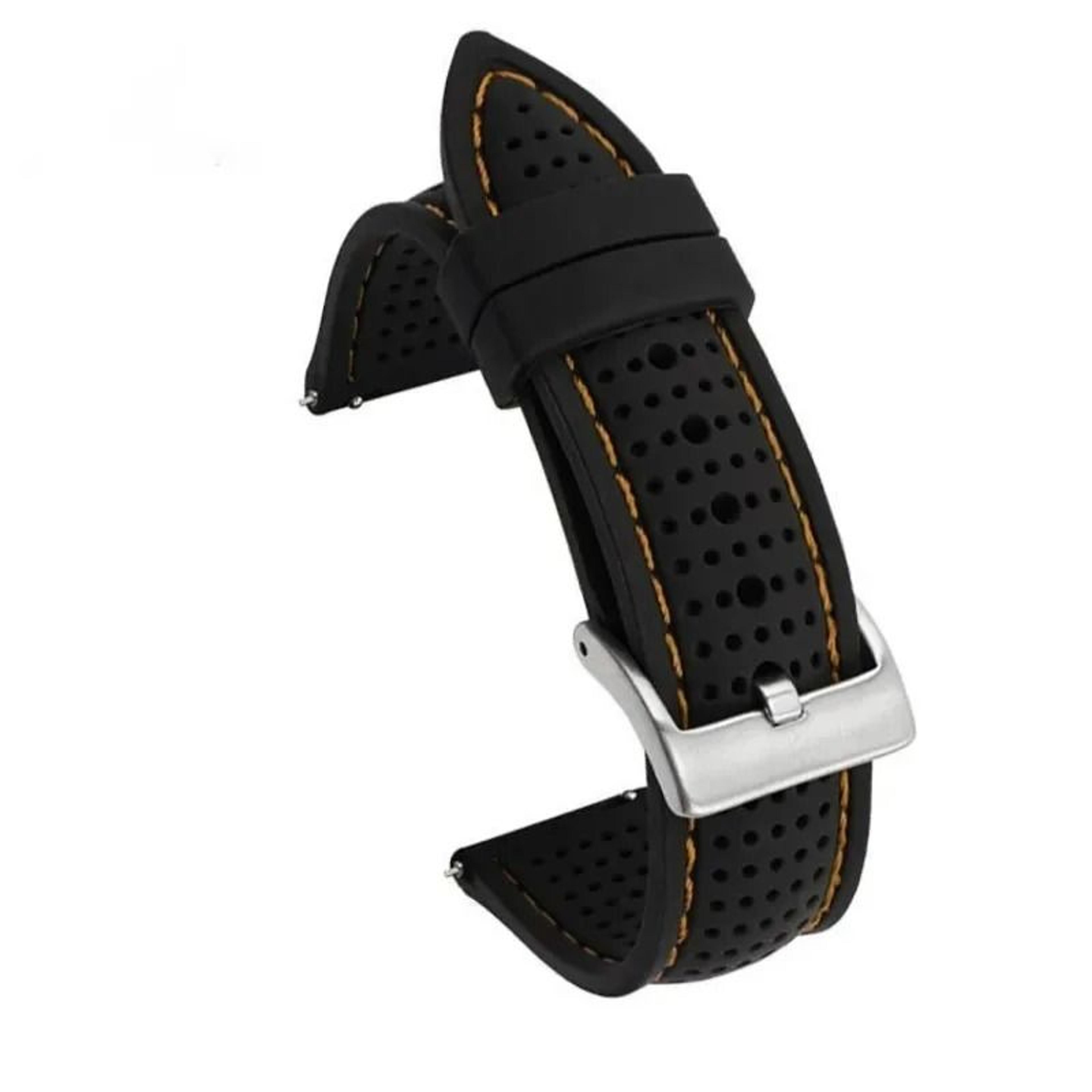 Soft Silicone Rubber Watch Strap 20mm 22mm 24mm Waterproof Sport Wrist Band 7