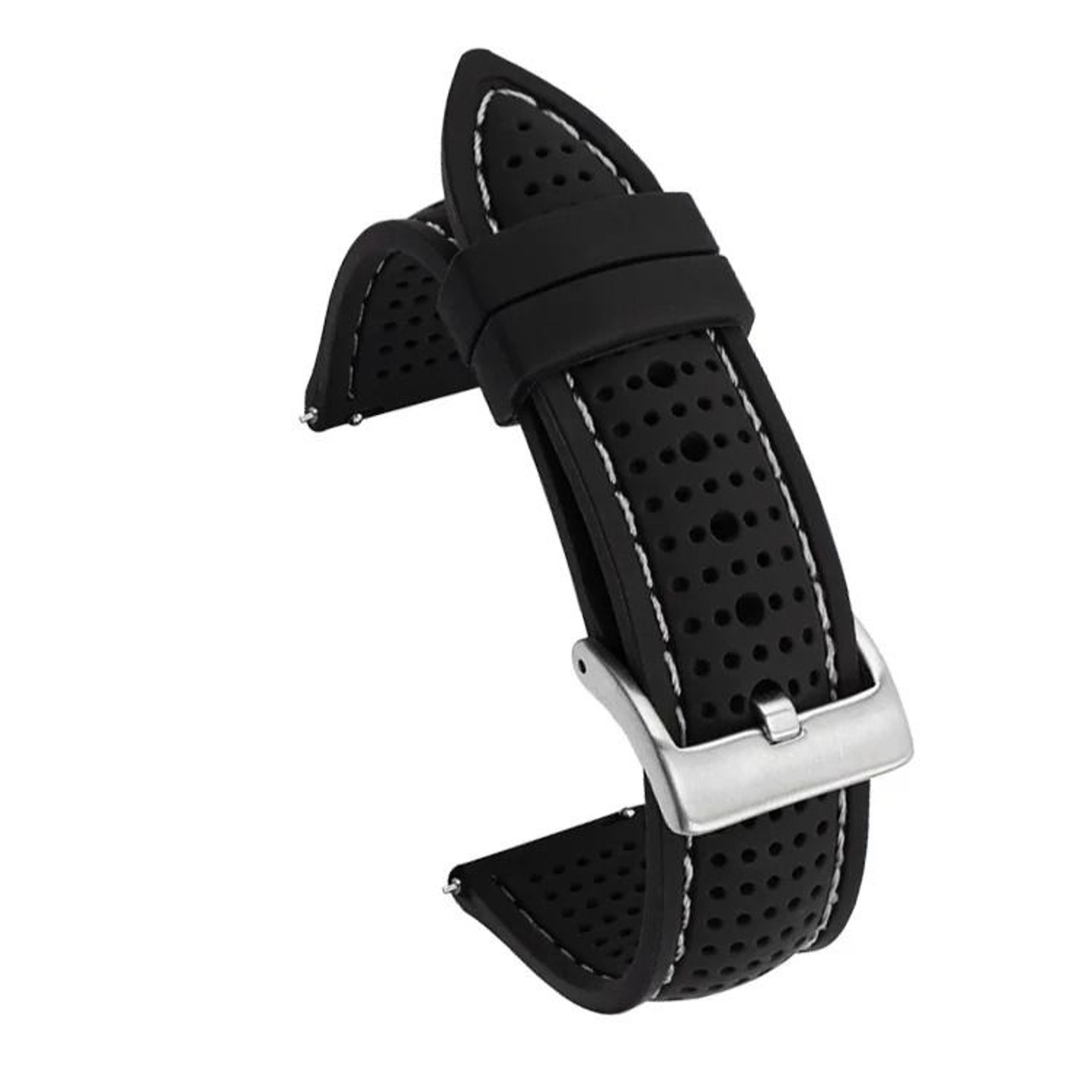Soft Silicone Rubber Watch Strap 20mm 22mm 24mm Waterproof Sport Wrist Band 8