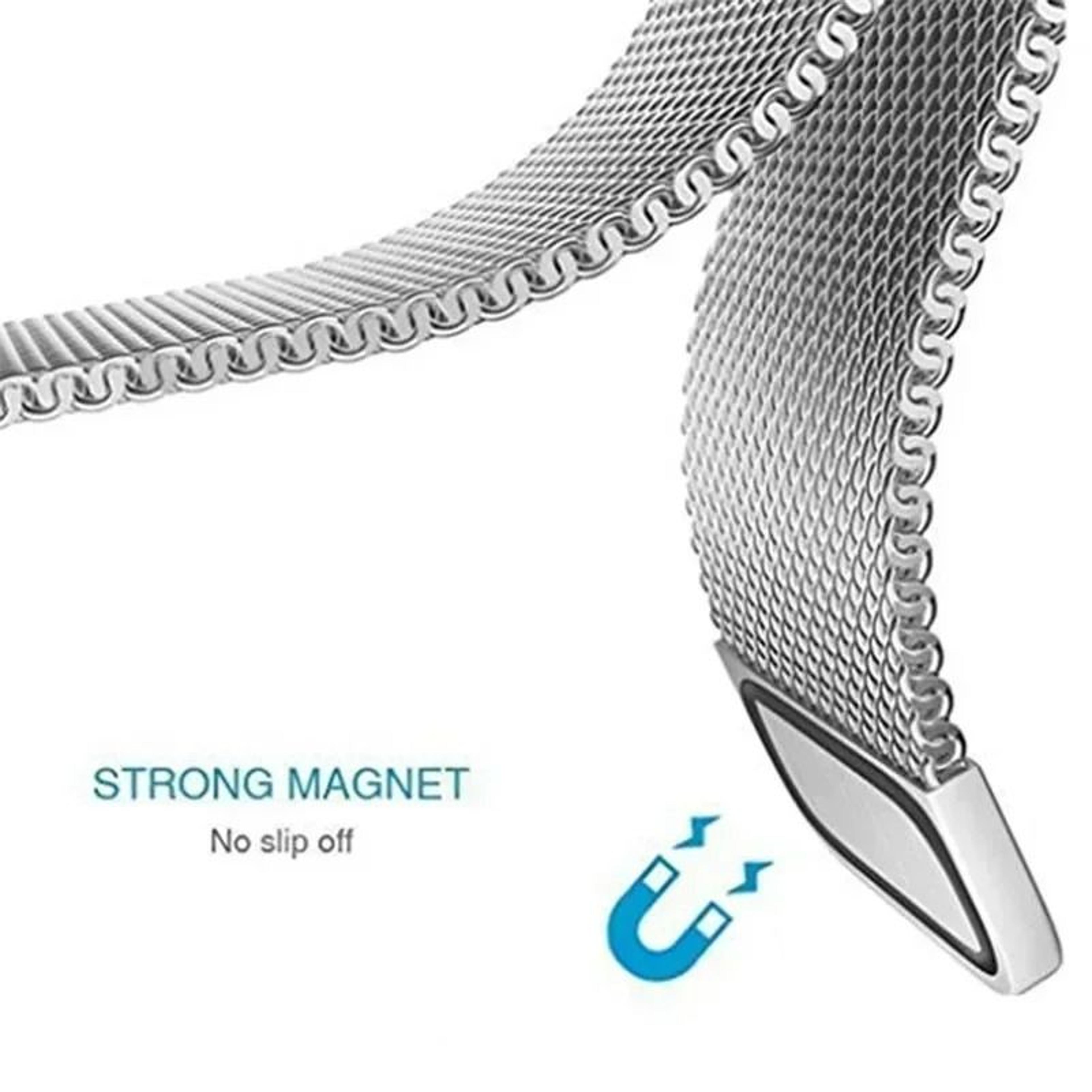 Magnetic Milanese Stainless Steel Watch Strap 20mm 22mm For Samsung Galaxy And Huawei Watches 3