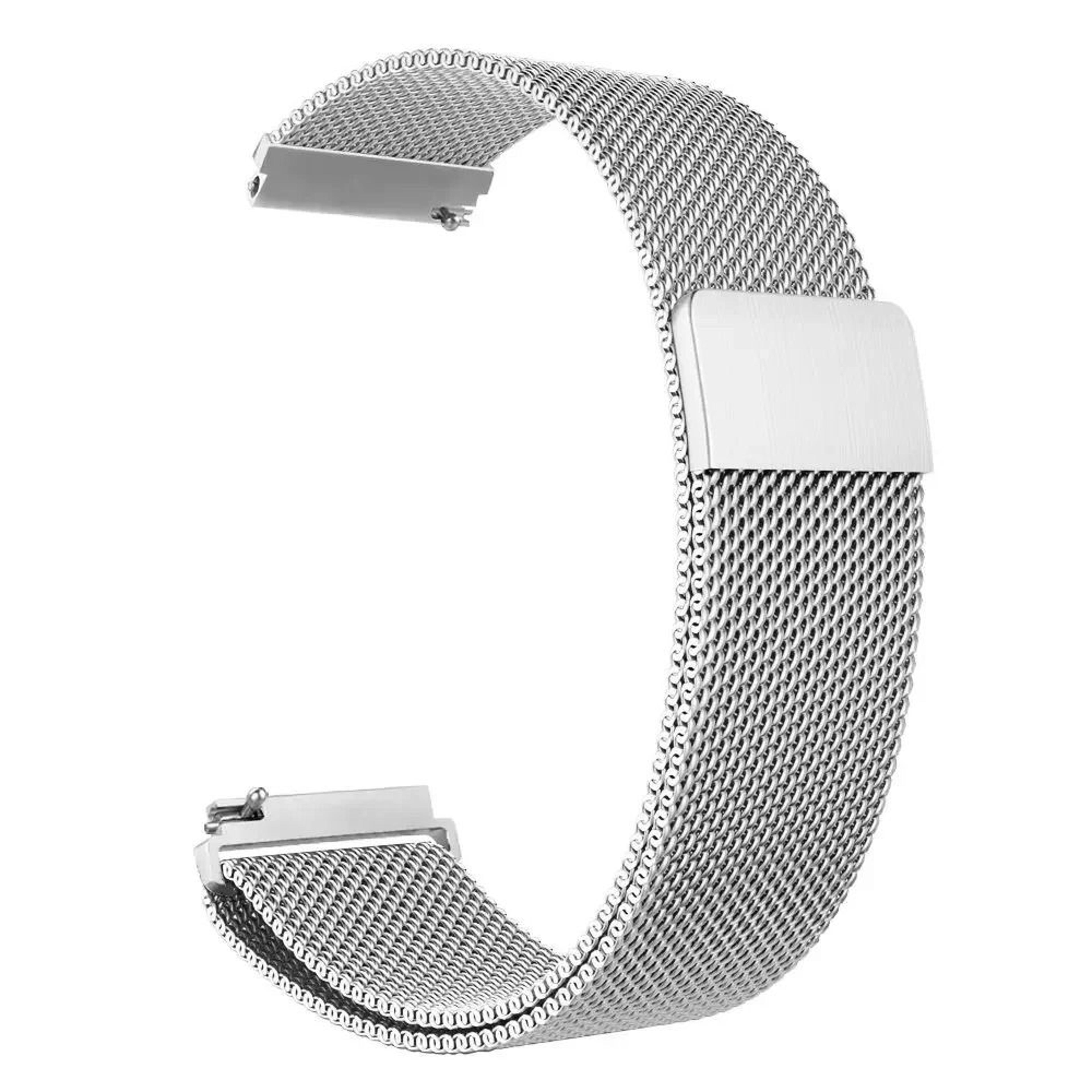 Magnetic Milanese Stainless Steel Watch Strap 20mm 22mm For Samsung Galaxy And Huawei Watches 6