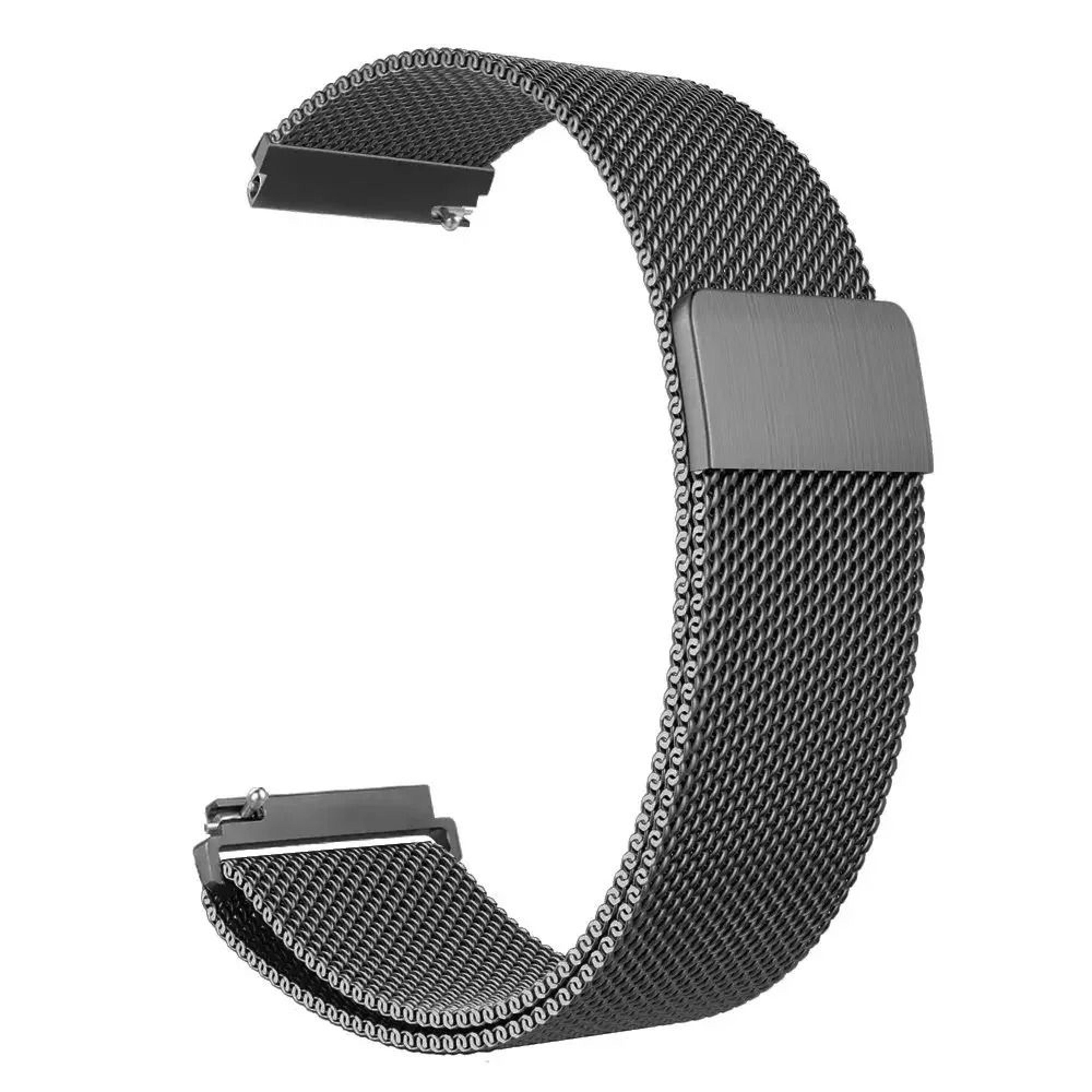Magnetic Milanese Stainless Steel Watch Strap 20mm 22mm For Samsung Galaxy And Huawei Watches 8