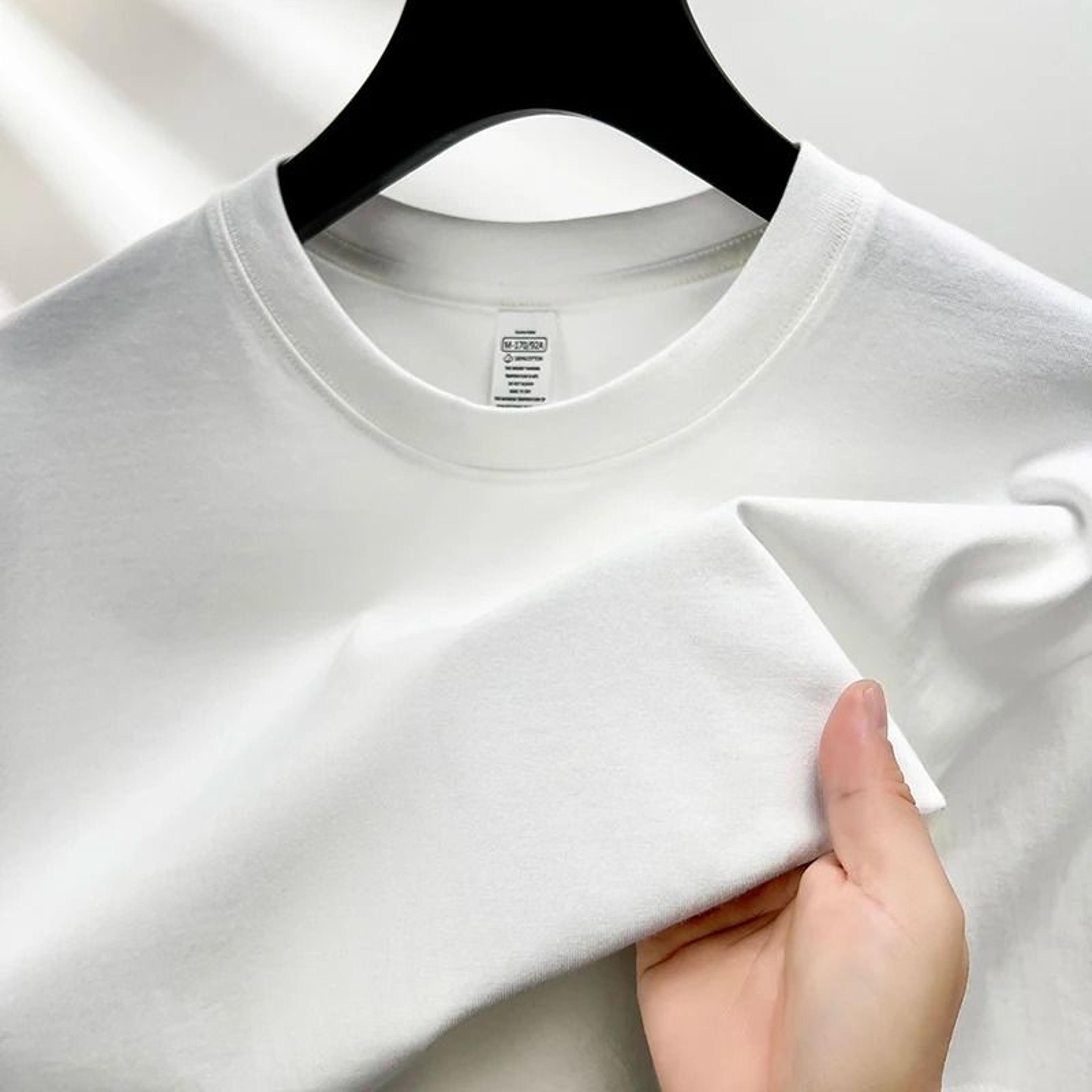 Mens Pure Cotton Short Sleeve Round Neck Casual T Shirt 15