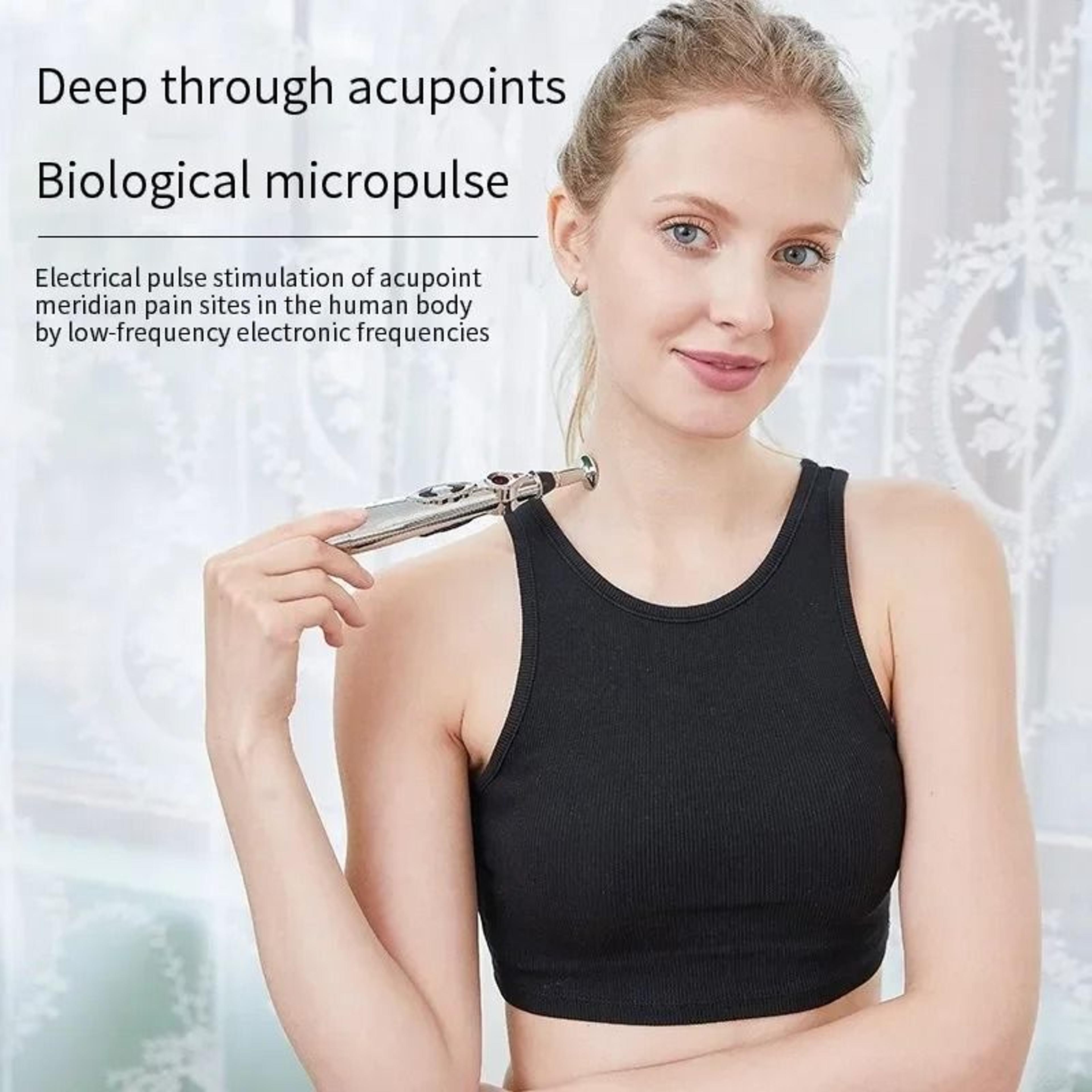 Electronic Acupuncture Pen Meridian Energy Point Pain Relief Device 3