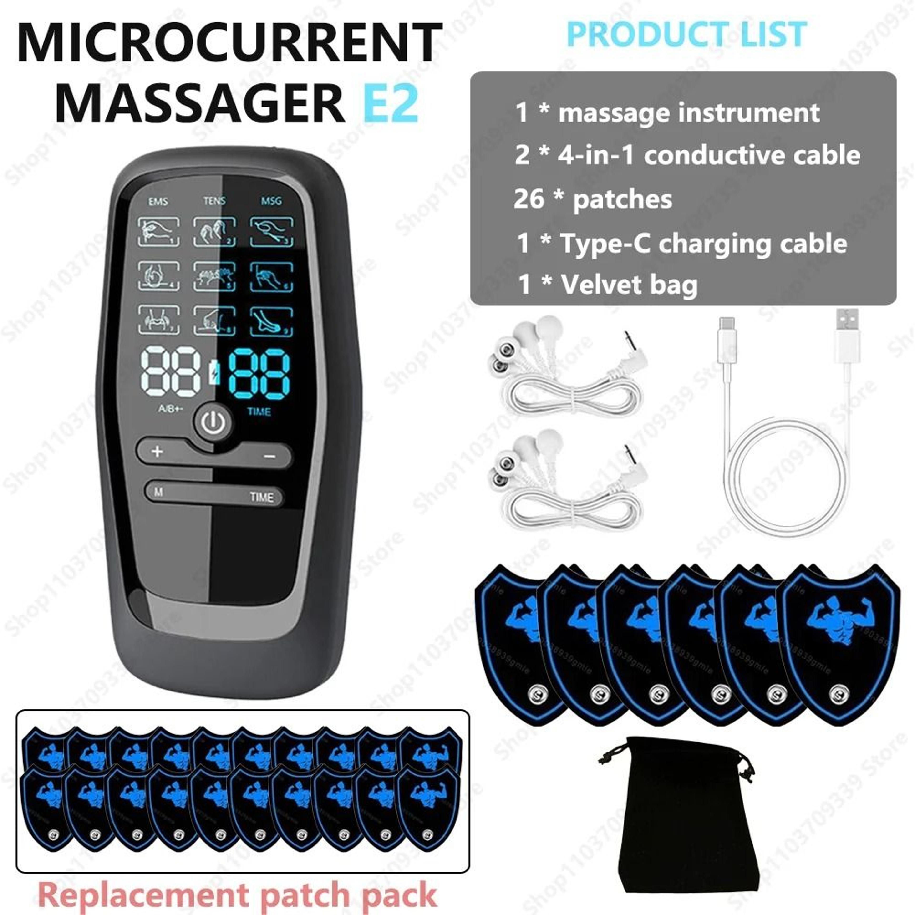 EMS TENS High Frequency Muscle Stimulator Pulse Body Massager 12
