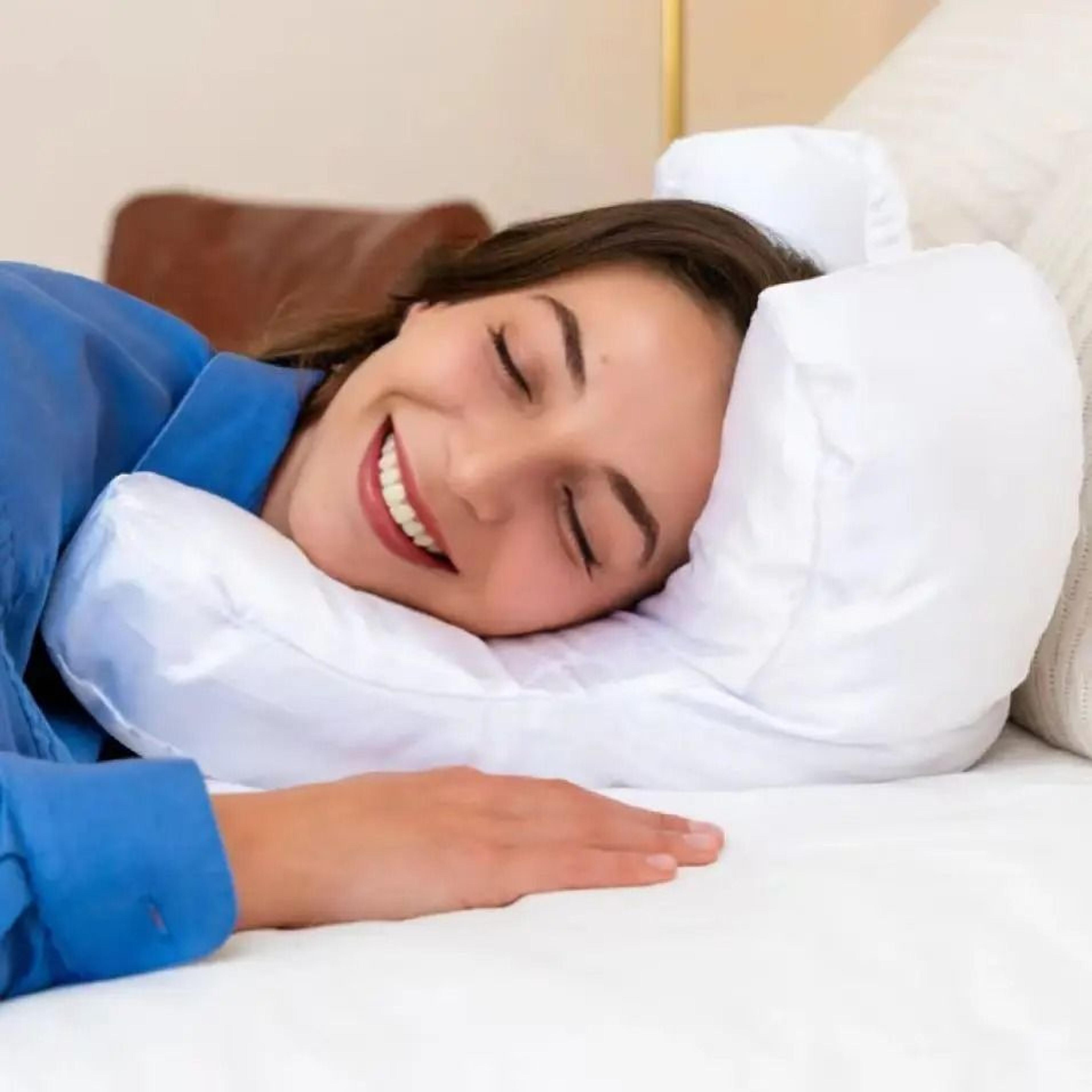 Anti Wrinkle Aging Pillow Beauty Sleep Back Sleep Support With Free Pillow Case 0