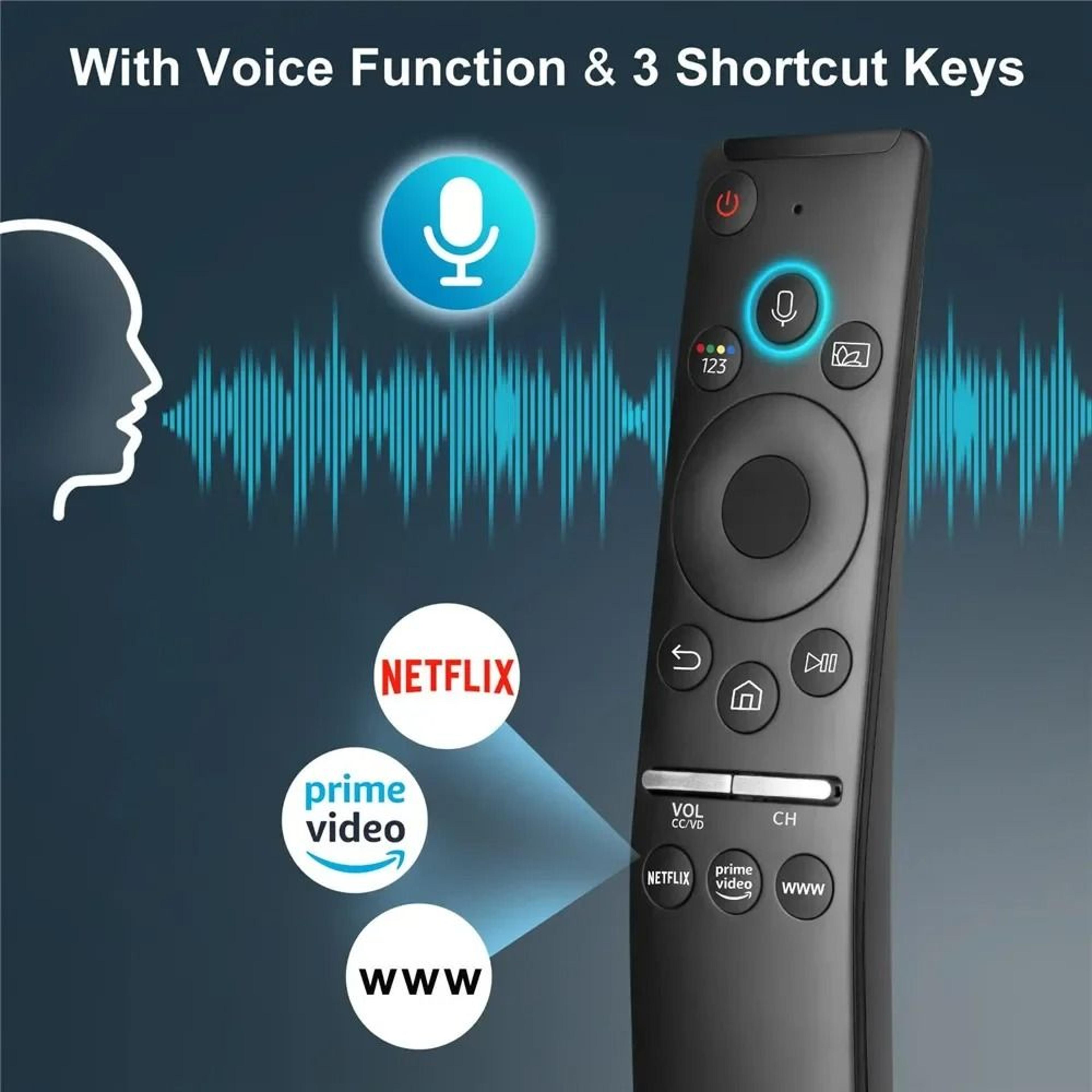 Samsung BN5901312F Voice Remote Control Replacement For Smart TV 3