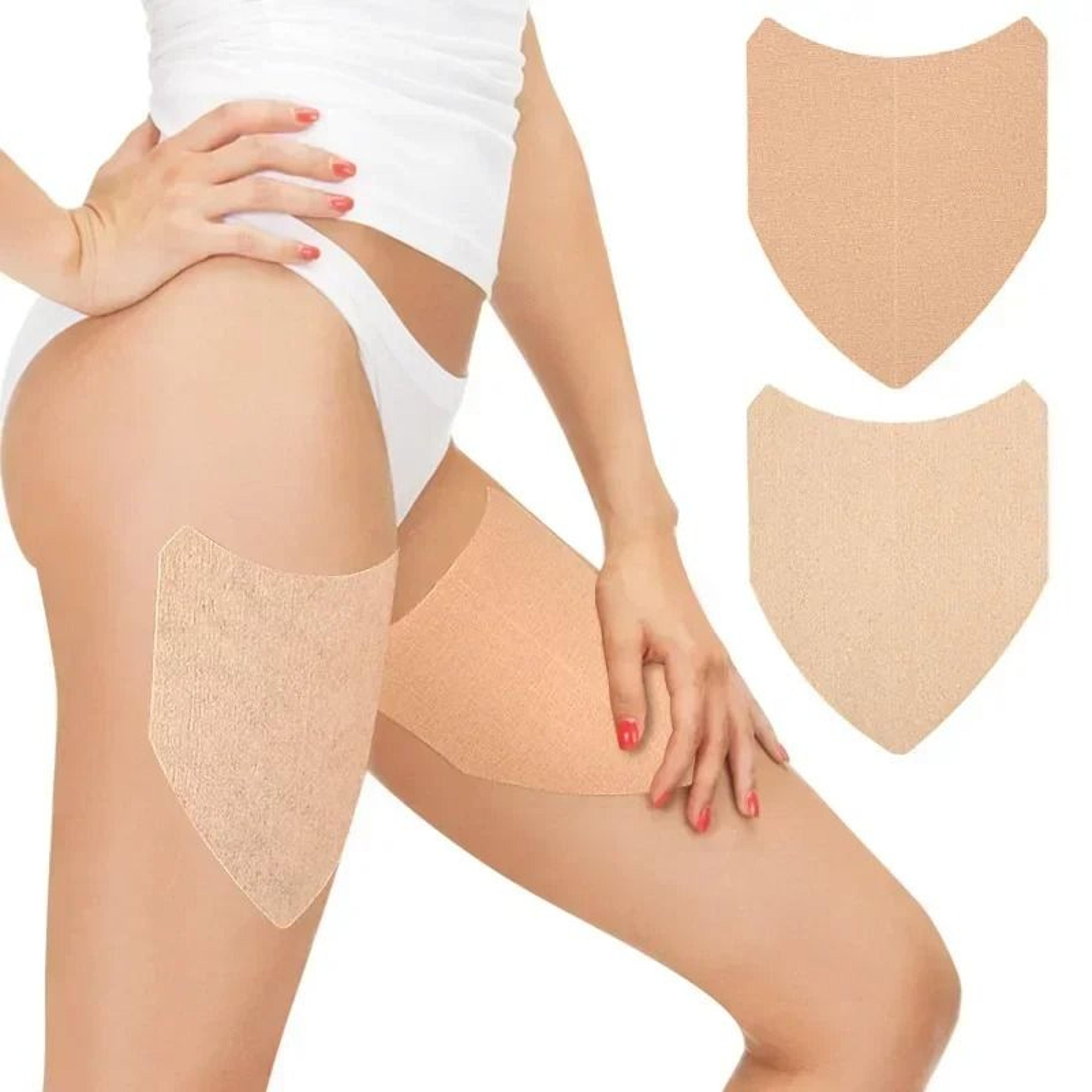 v shaped anti friction thigh tape invisible sweat absorption patch