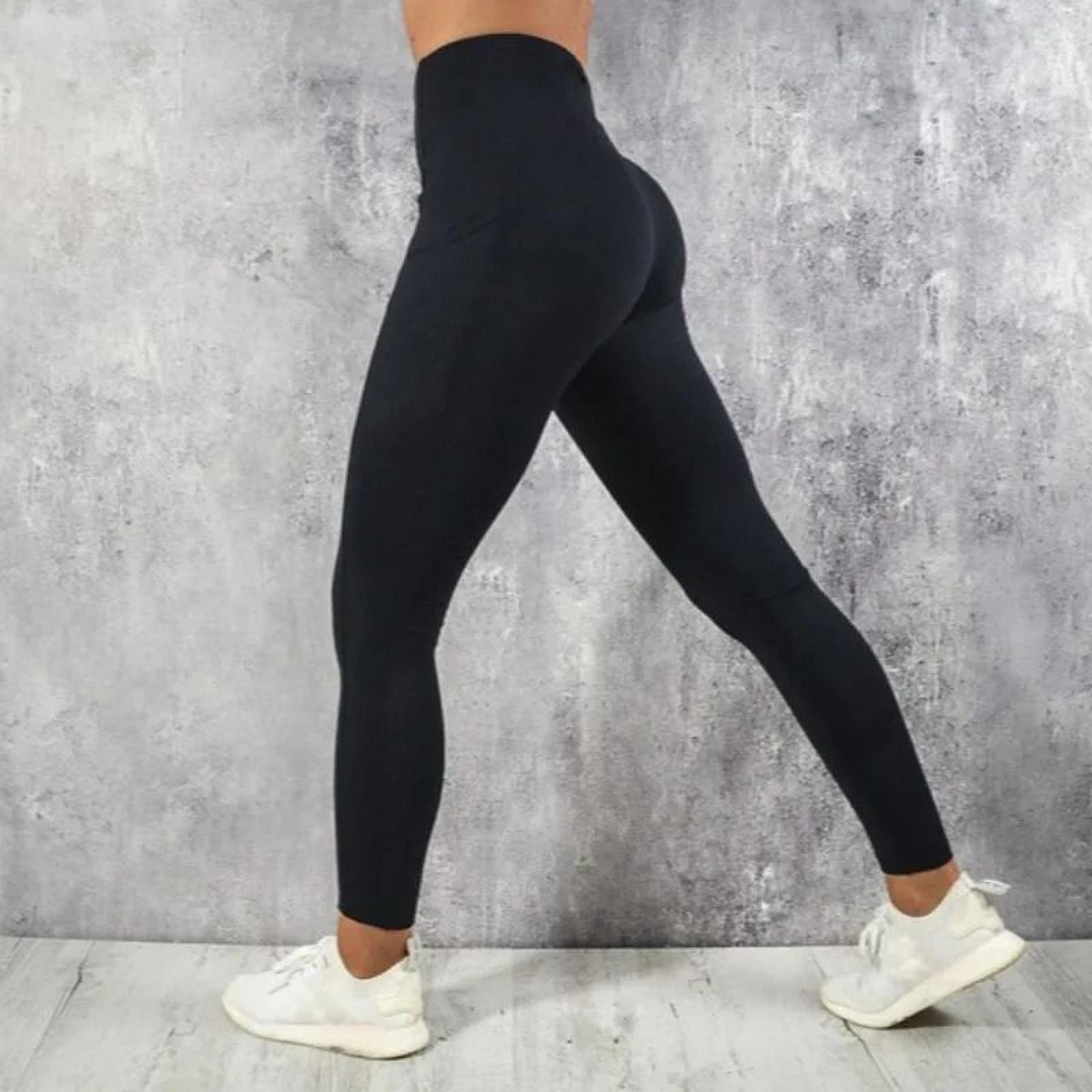 Yoga Fitness High Waist Leggings With Pocket For Women Stretchy Butt Lifting Workout Pants 7