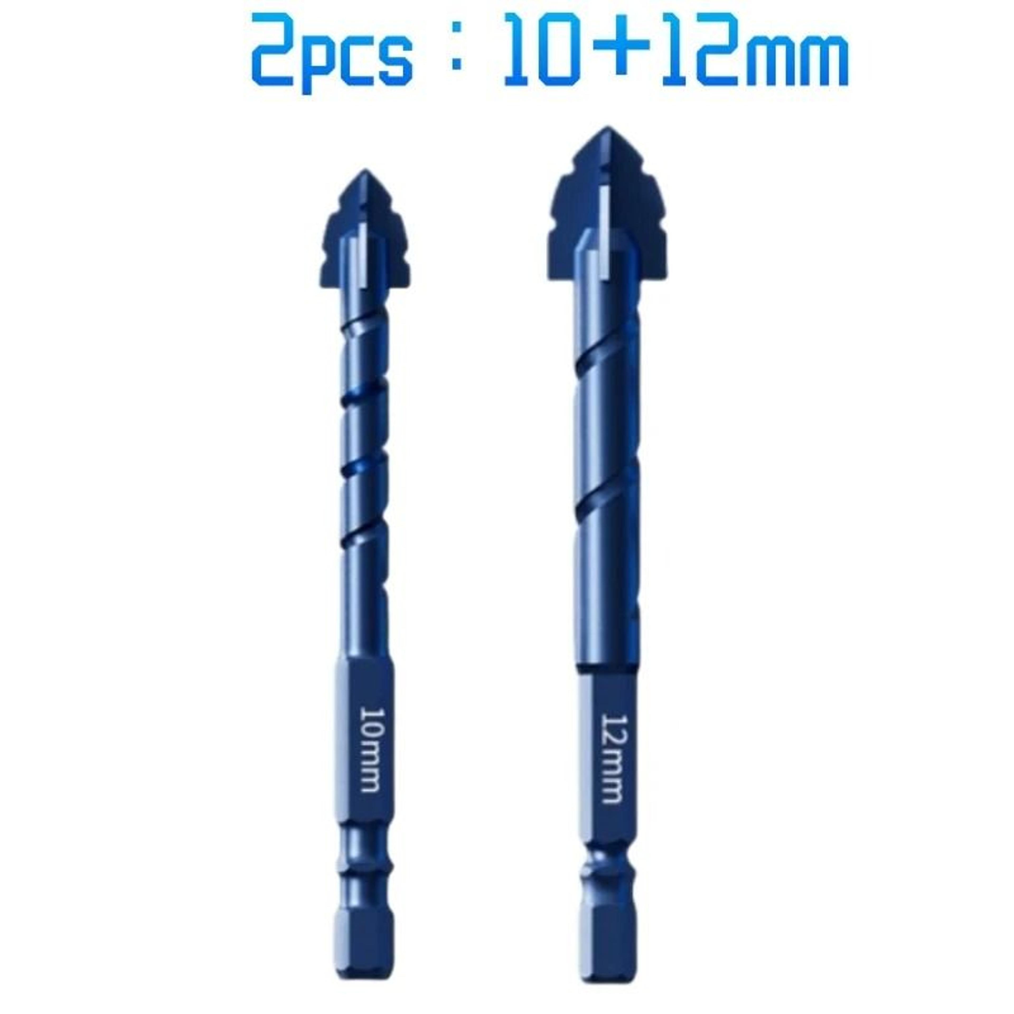 Four Edge Serrated Drill Bit Set For Tile Glass Concrete 8