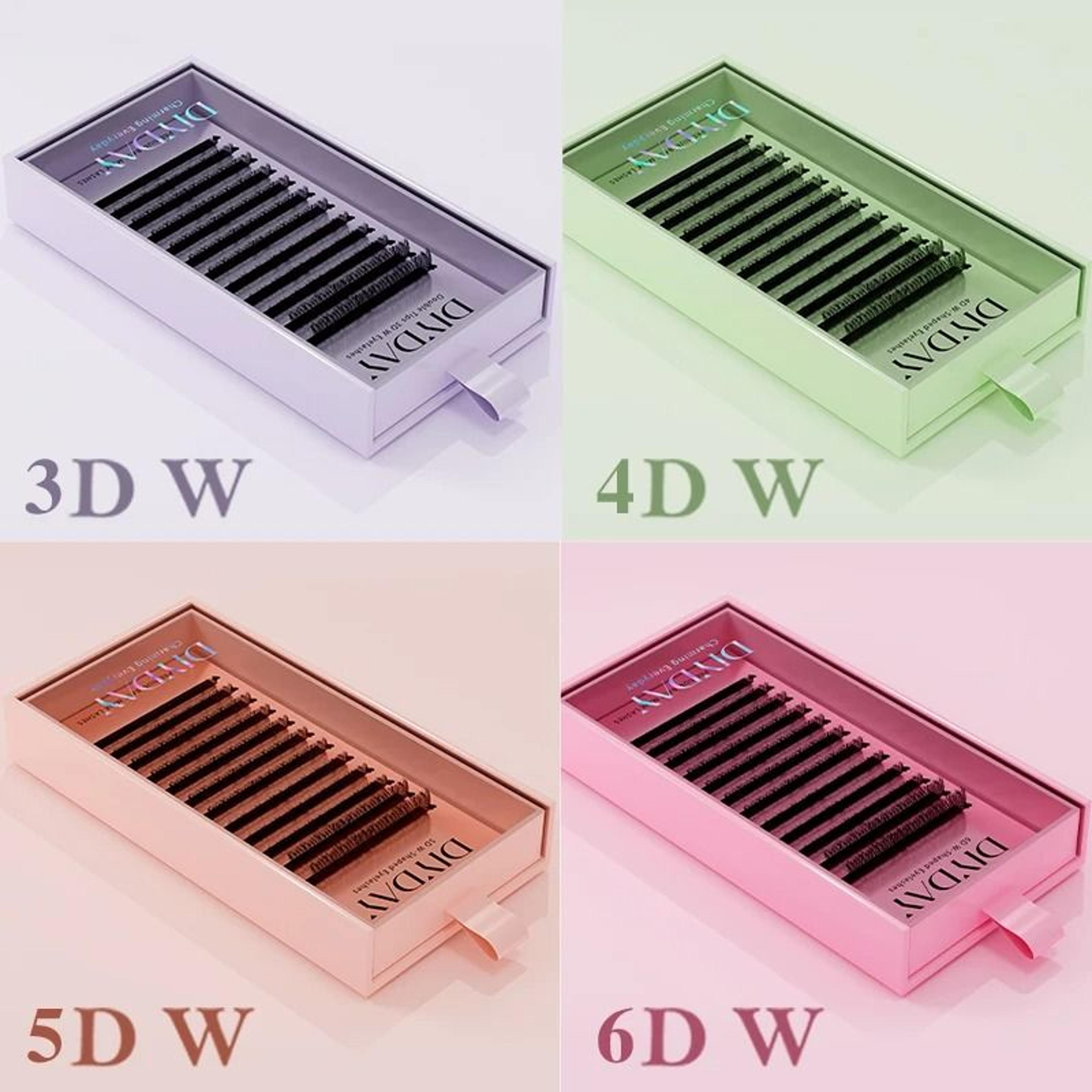 diyday w shape eyelash extensions premade fan volume lashes