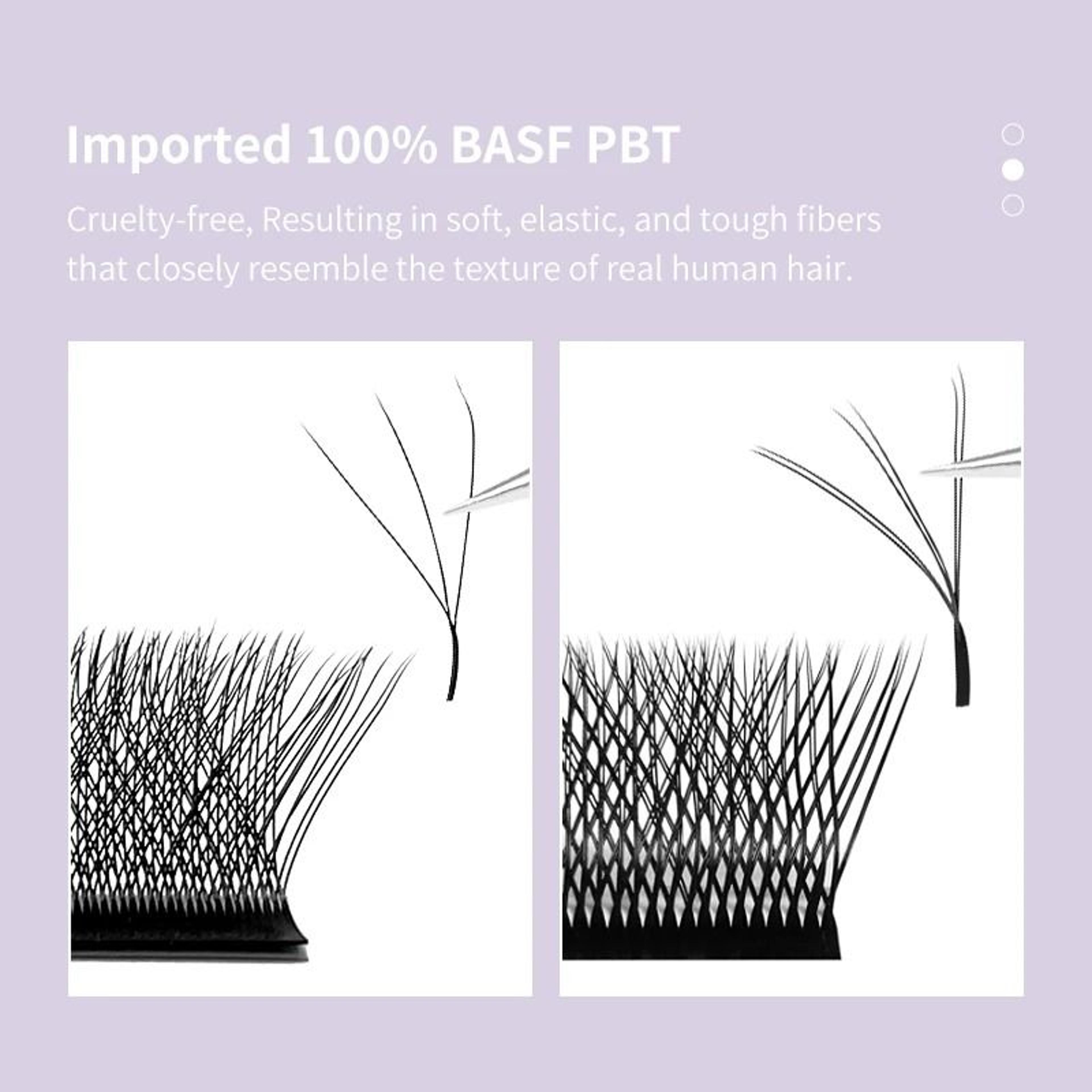 DIYDAY W Shape Eyelash Extensions Premade Fan Volume Lashes 4