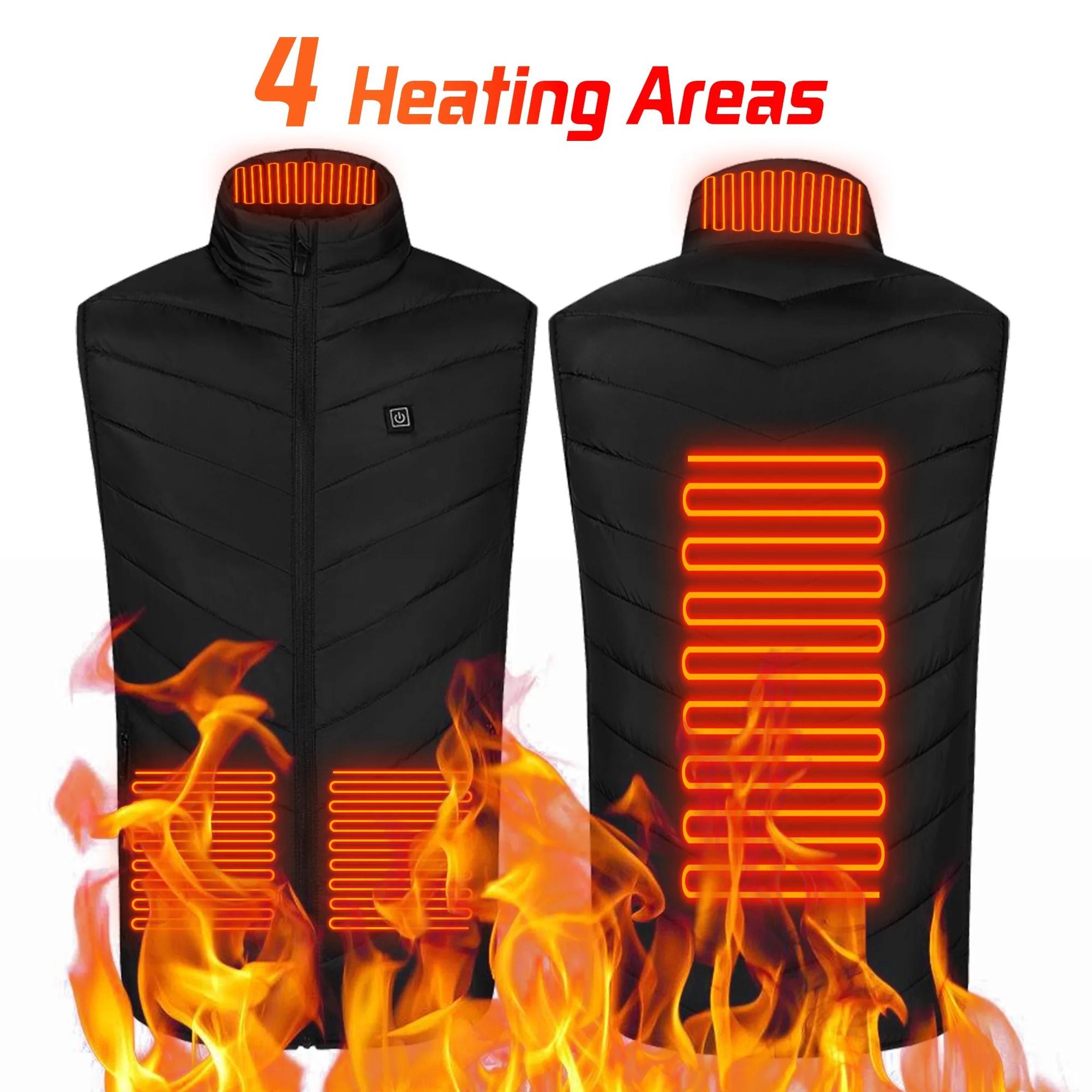 Heated Vest Electric Jacket USB Rechargeable Heating Coat For Men And Women Outdoor Sportswear 5