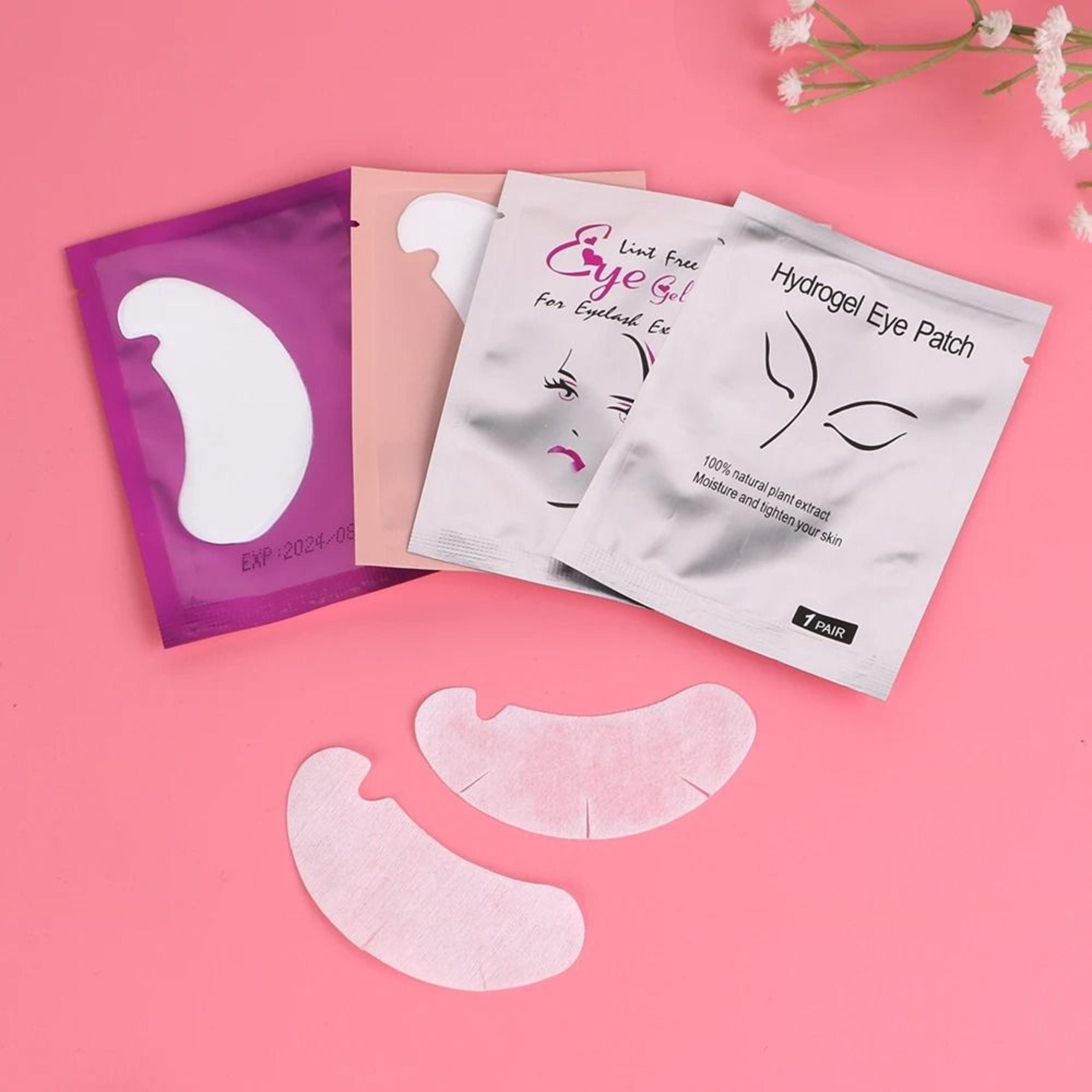 Gel Hydrogel Eye Mask Pads For Eyelash Extension 50 Pair U Shape Notch 1