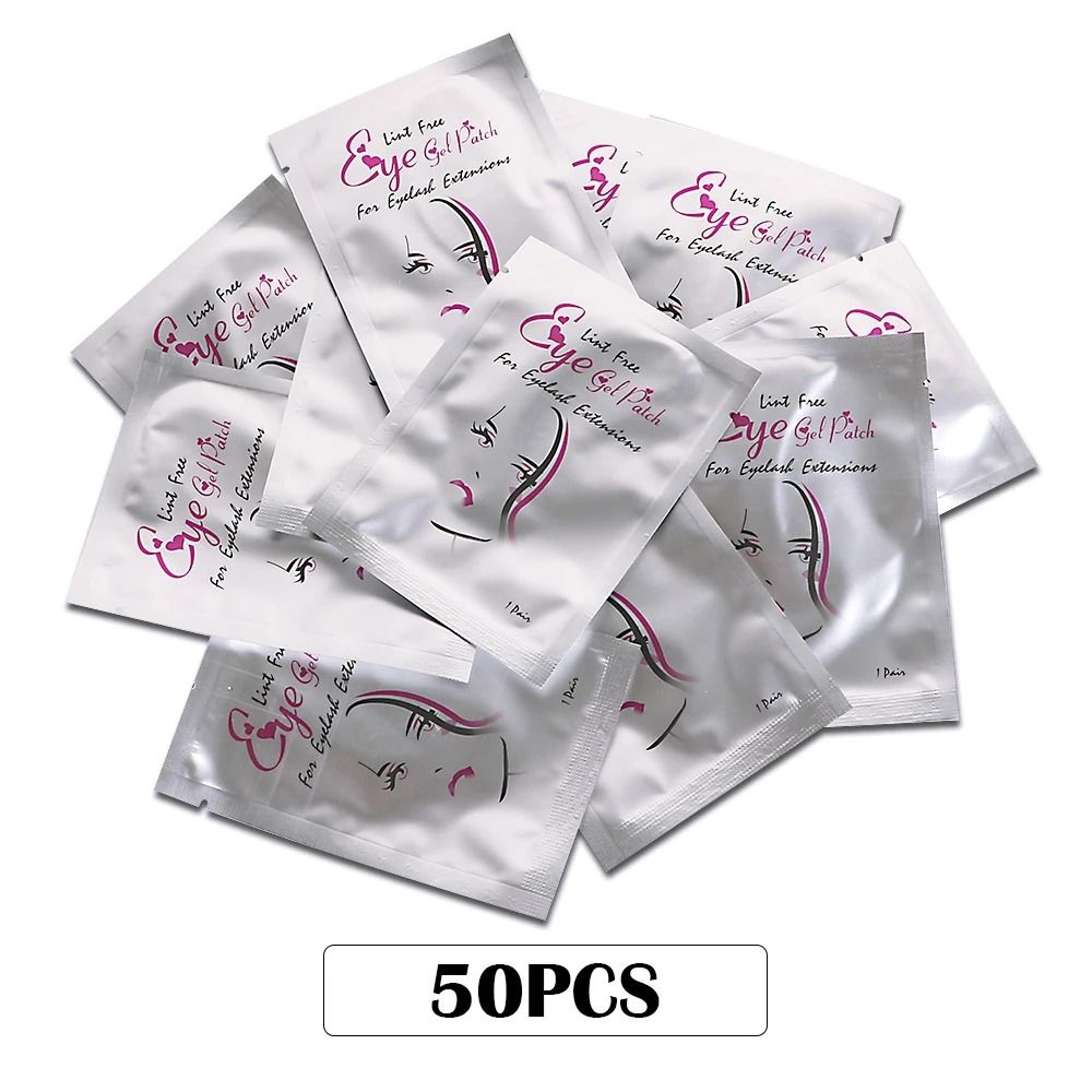Gel Hydrogel Eye Mask Pads For Eyelash Extension 50 Pair U Shape Notch 6