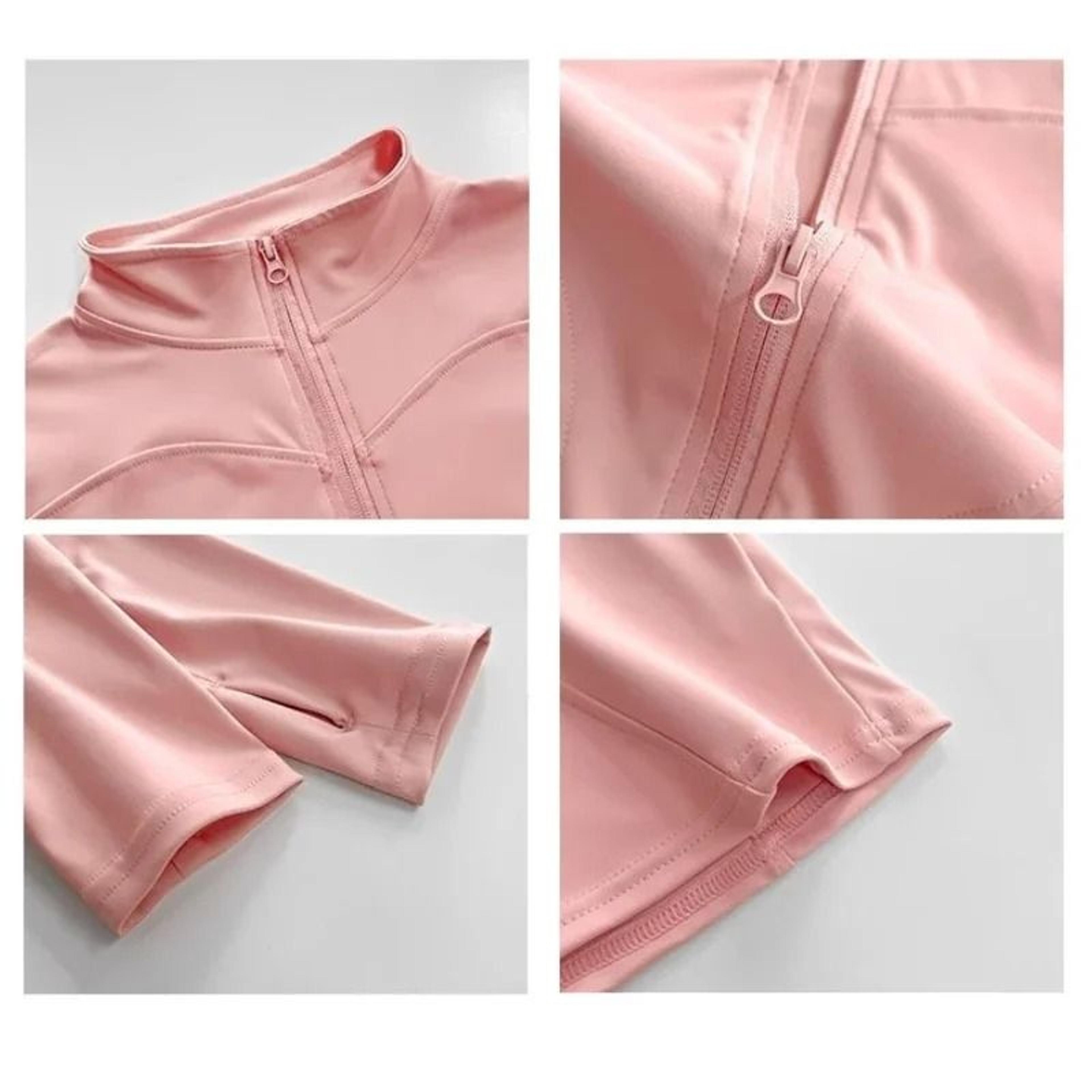 Sun Quick Drying Sports Coat Women Tight Yoga Jacket Long Sleeve Zipper Running Top 4